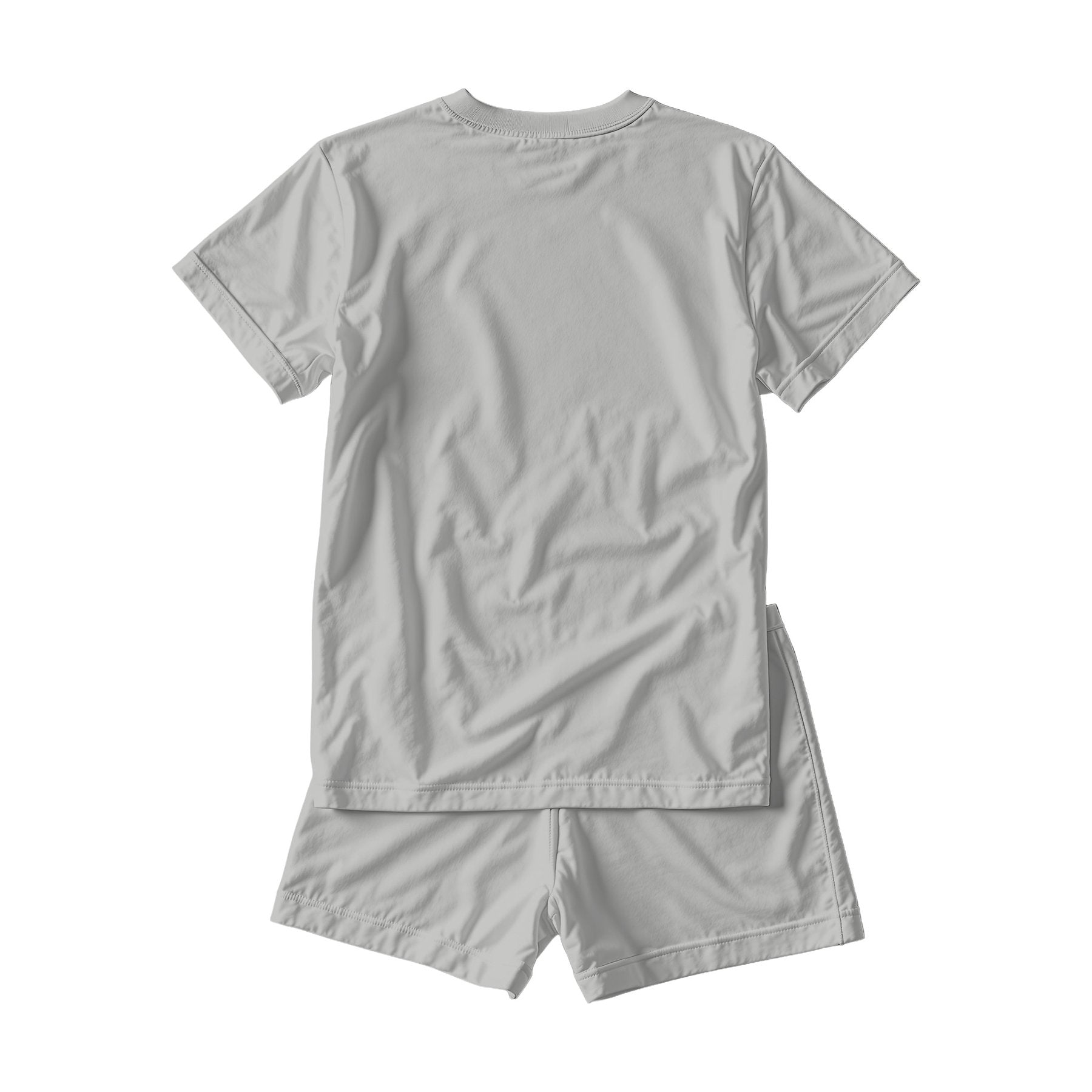 Ash Grey Back View Unisex Sleep Mockup | POD Print Mockup | Instant JPG Download | Commercial Licence Included | MockupBulk