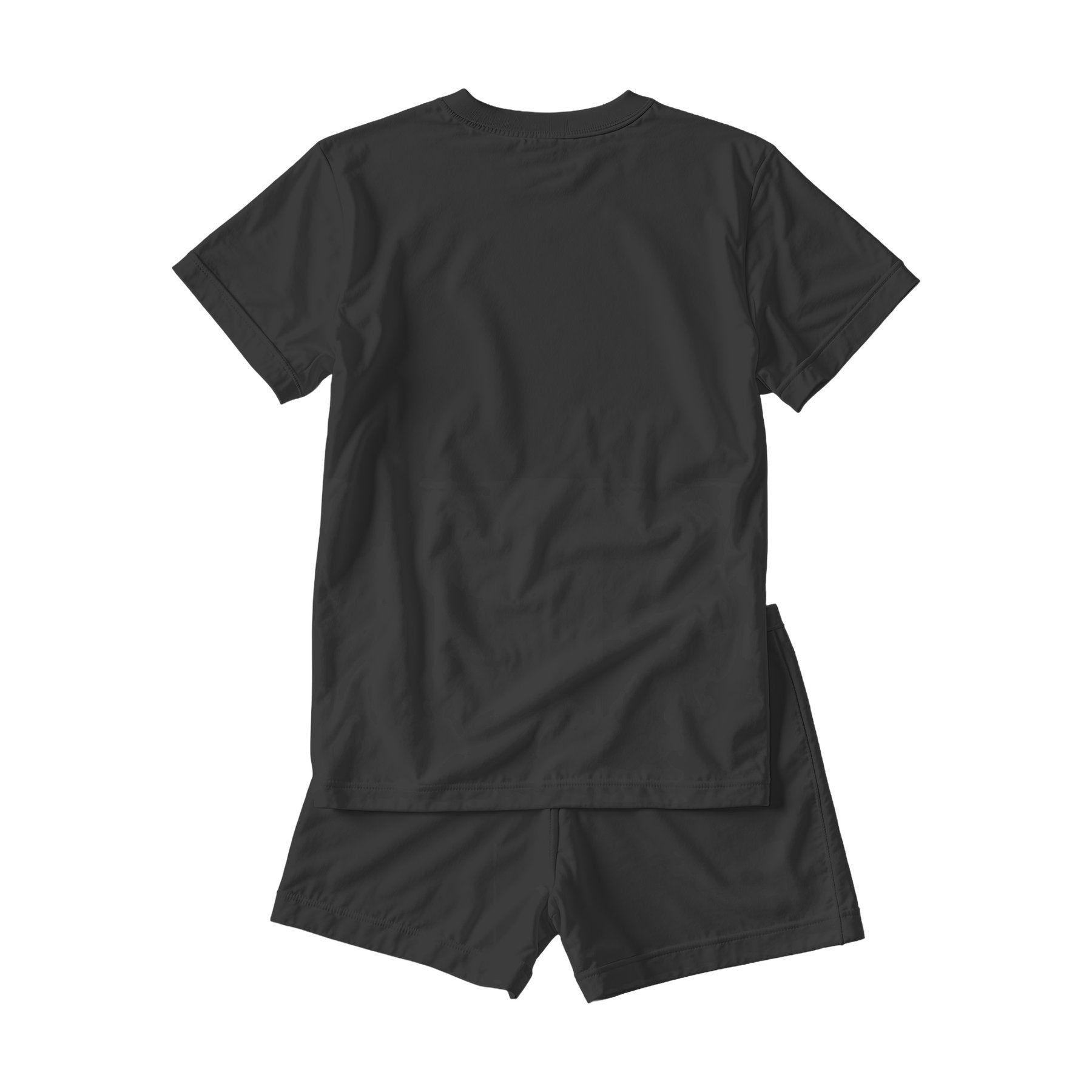 Unisex Sleep Mockup — Asphalt Back View — Print on Demand Mockup | High-Res JPG Download | Commercial Use Included | MockupBulk