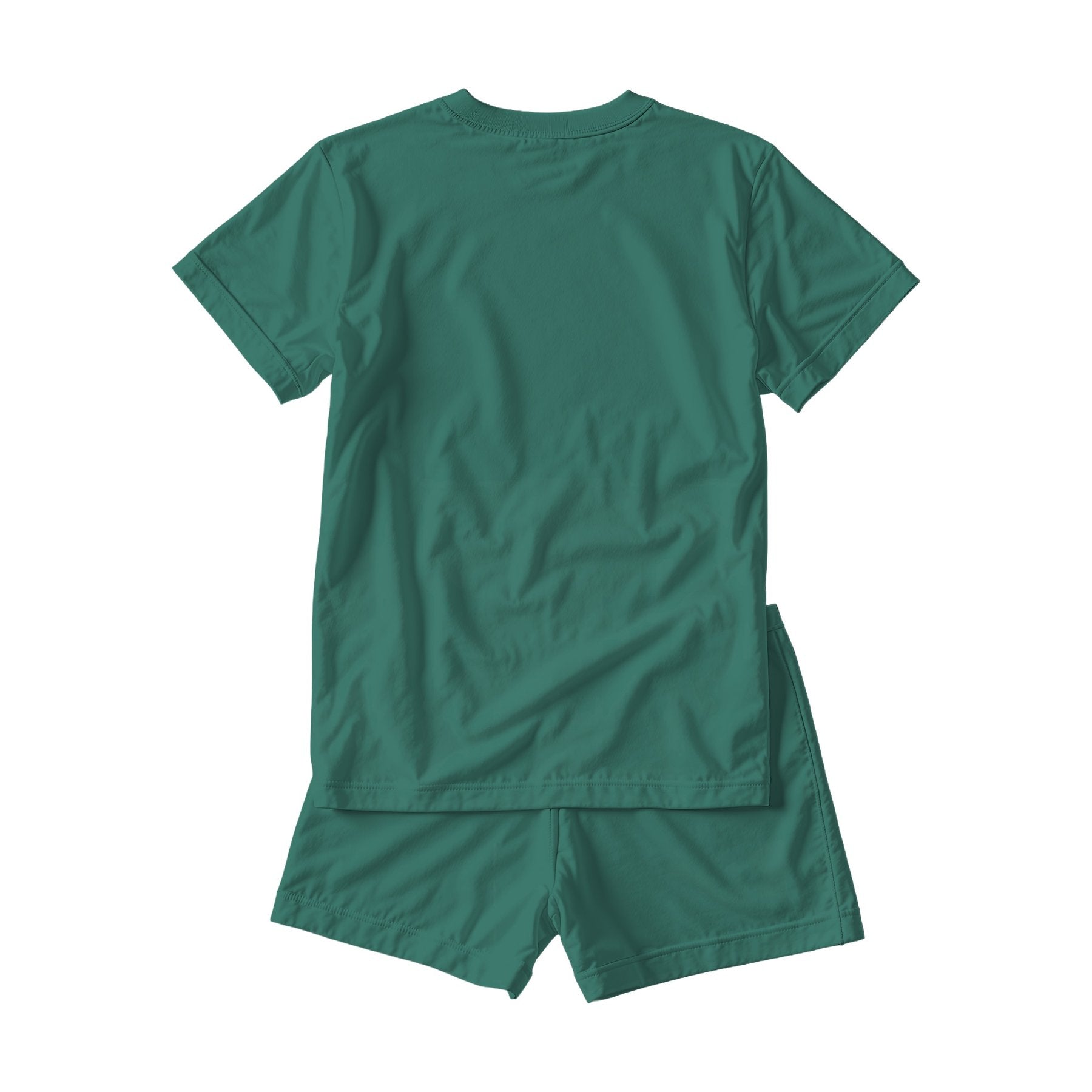 Unisex Sleep Mockup, Blue Spruce Back View | Instant Download JPG Mockup | POD Etsy Redbubble Printful | Commercial Use | MockupBulk