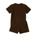Dark Chocolate Back View Unisex Sleep Mockup | High-Res JPG Instant Download | Commercial Use | Etsy POD Shopify Template | MockupBulk
