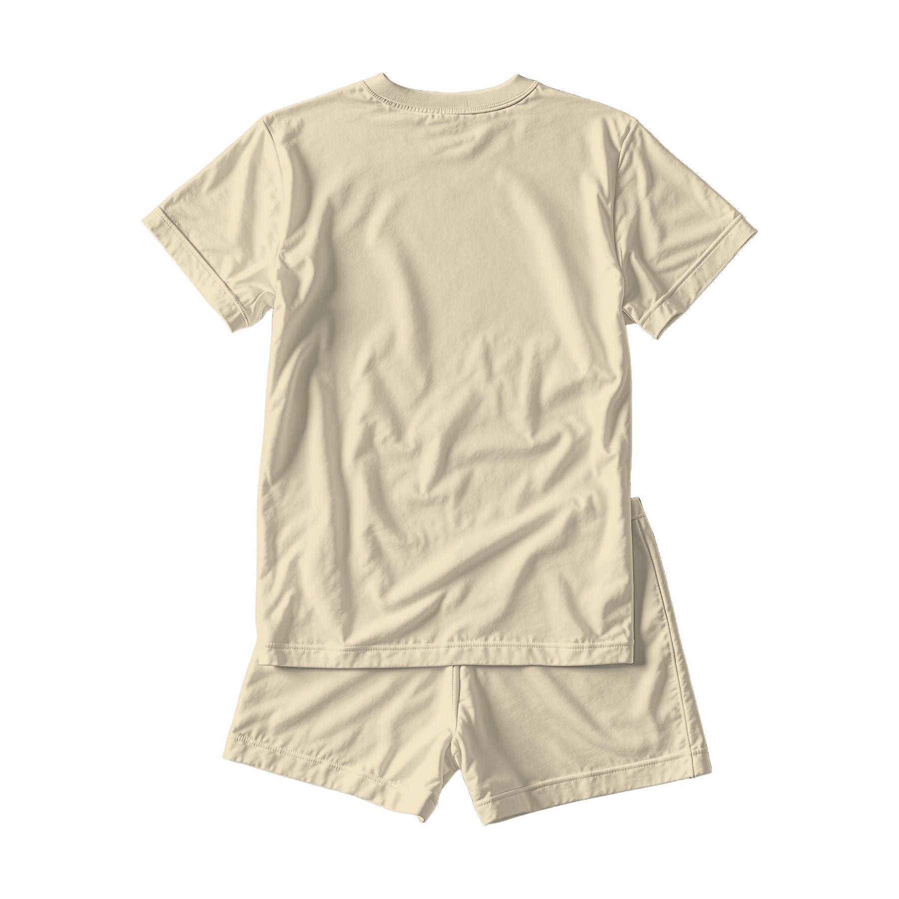 Unisex Sleep Mockup | Natural Back View — High-Res JPG Template | Instant Digital Download | POD Etsy Shopify | MockupBulk