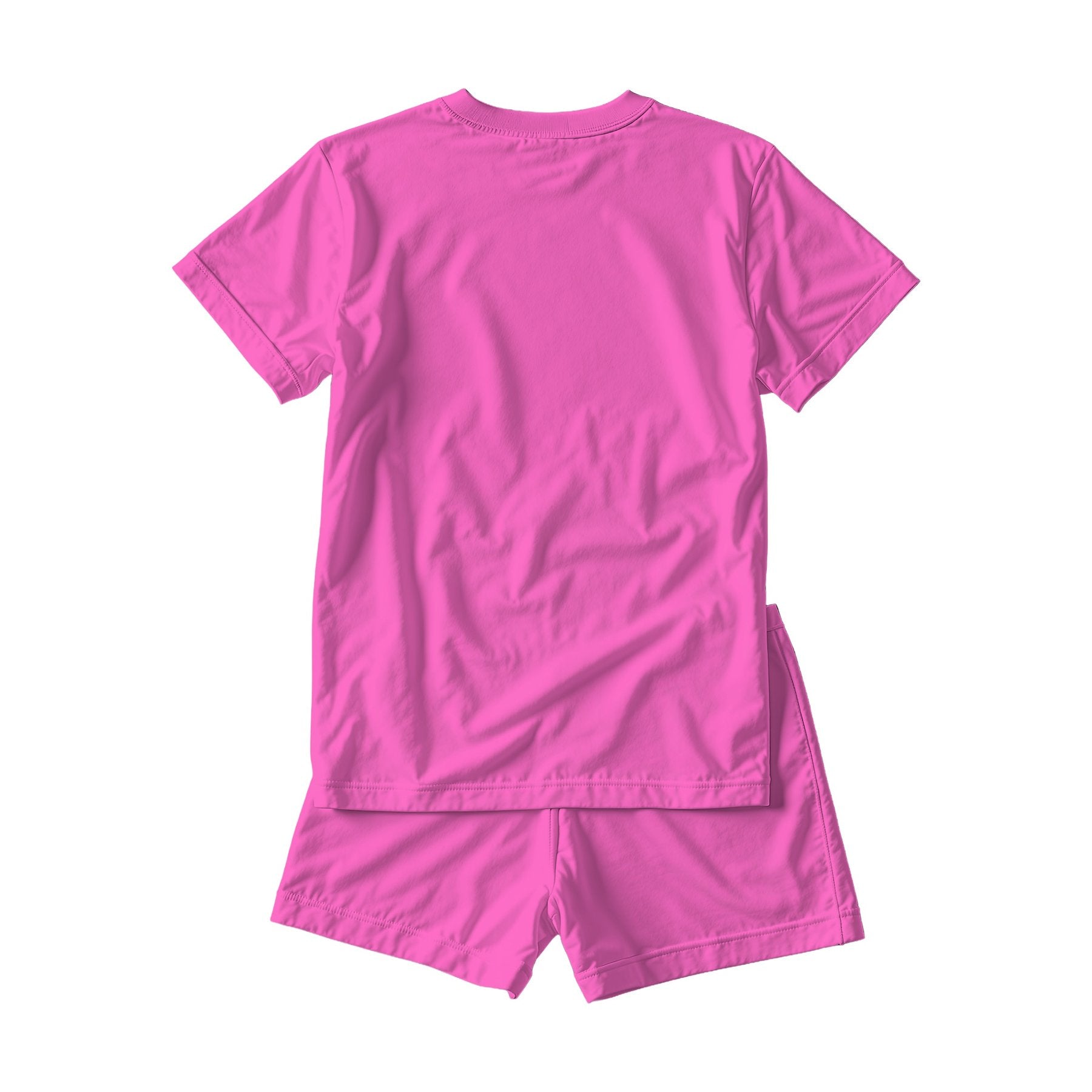 Unisex Sleep Mockup — Neon Pink Back View — Digital JPG Mockup | Commercial Licence | For Etsy Printful Printify | MockupBulk