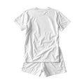 Unisex Sleep Mockup — White Back View — Print on Demand Mockup | High-Res JPG Download | Commercial Use Included | MockupBulk