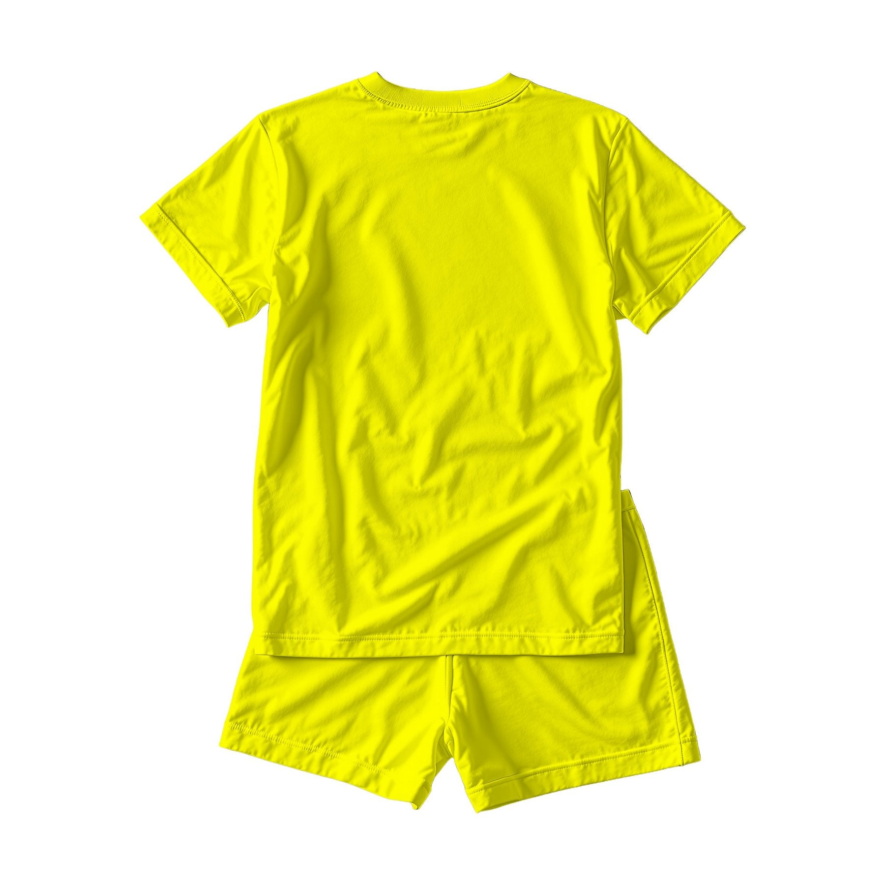 Yellow Back View Unisex Sleep Mockup | High-Res Mockup Template | JPG Digital Download | Commercial Licence | MockupBulk