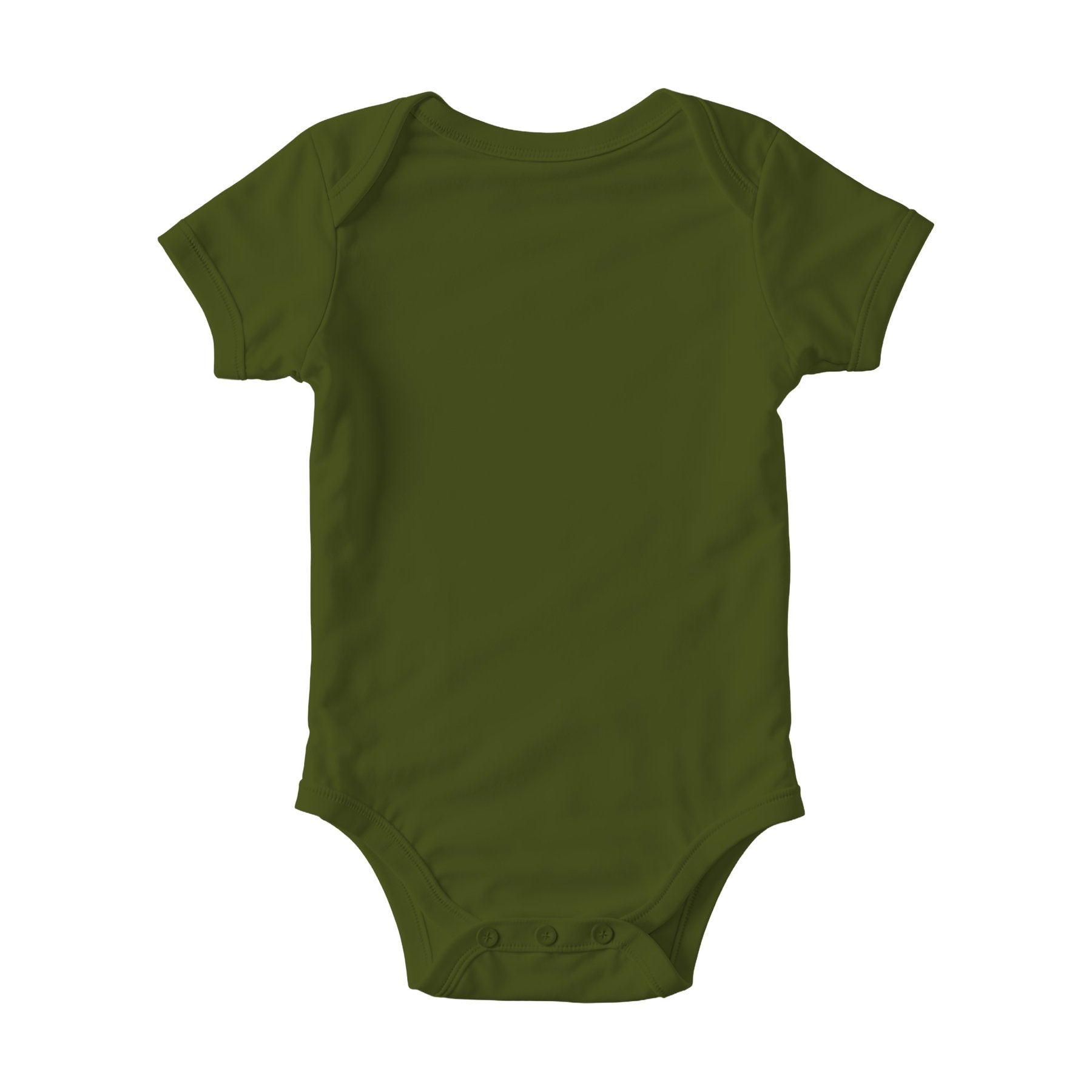 Army Back View Baby Baby Onesie Mockup | Print on Demand Mockup | High-Res JPG Download | Commercial Use Included | MockupBulk