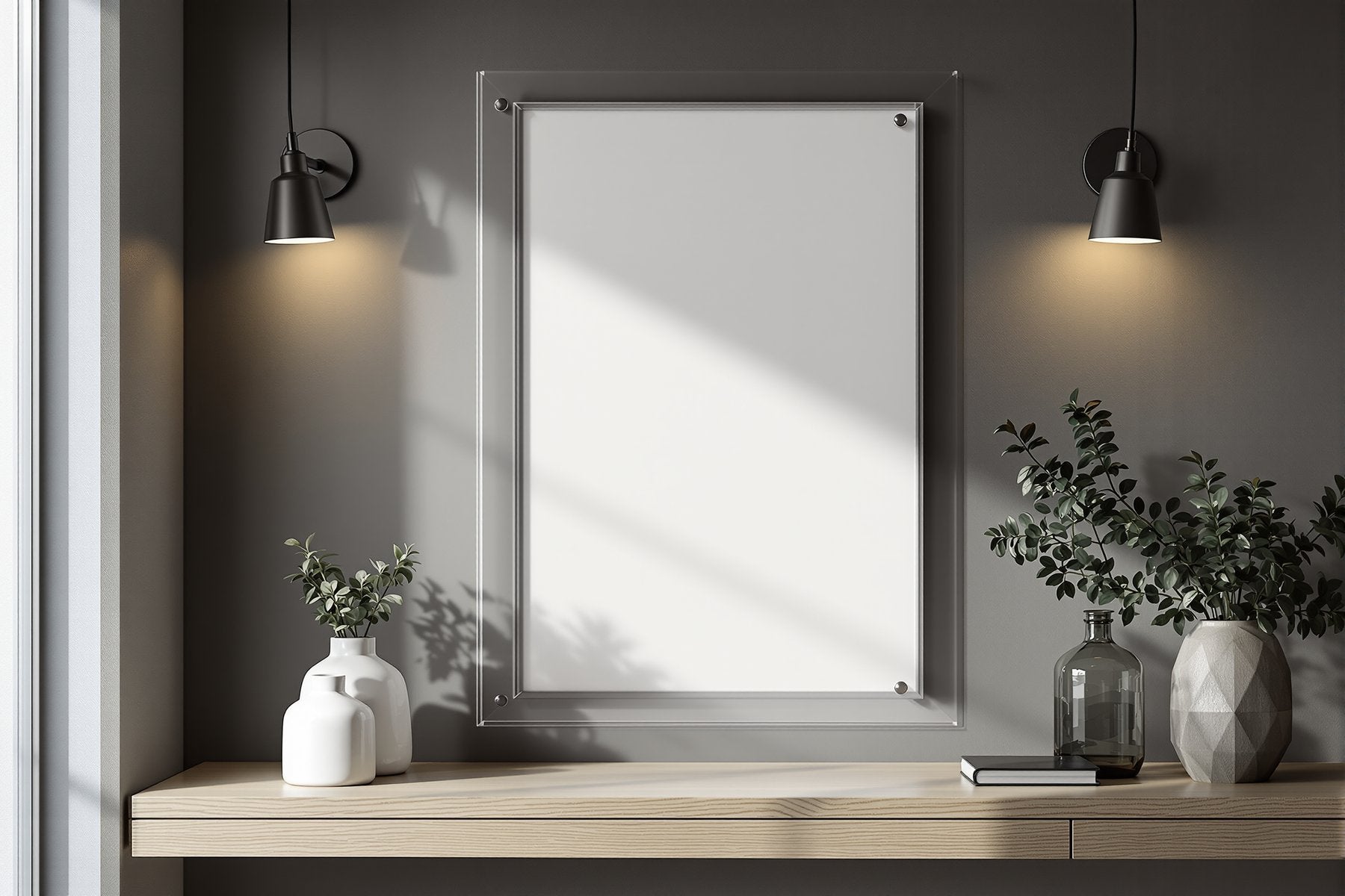 Blank Template #028 Floating Frame Mockup | bulkmockup Frame Template | Instant Download JPG | Commercial Use | MockupBulk
