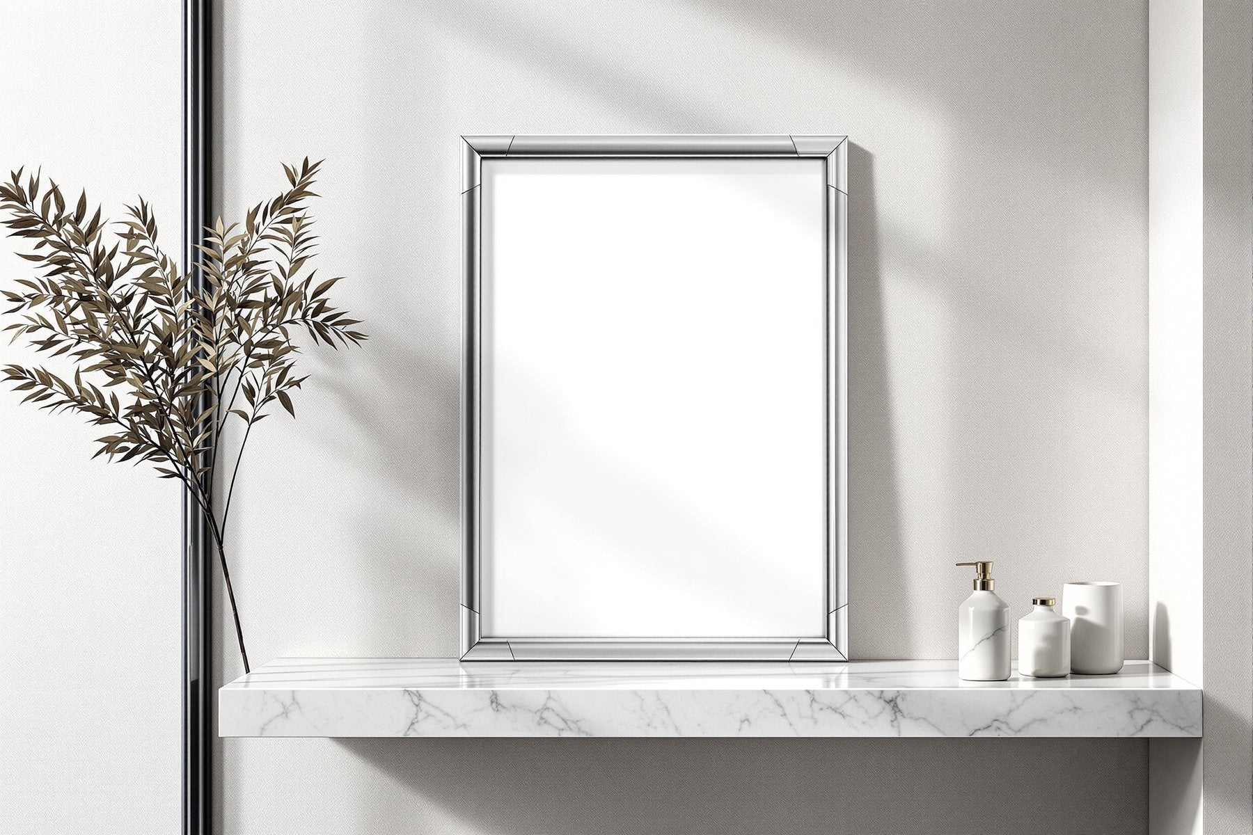 Floating Frame Mockup | Blank Template #030 — Empty Frame Mockup Template | JPG Digital Download | Commercial Licence | bulkmockup Shop