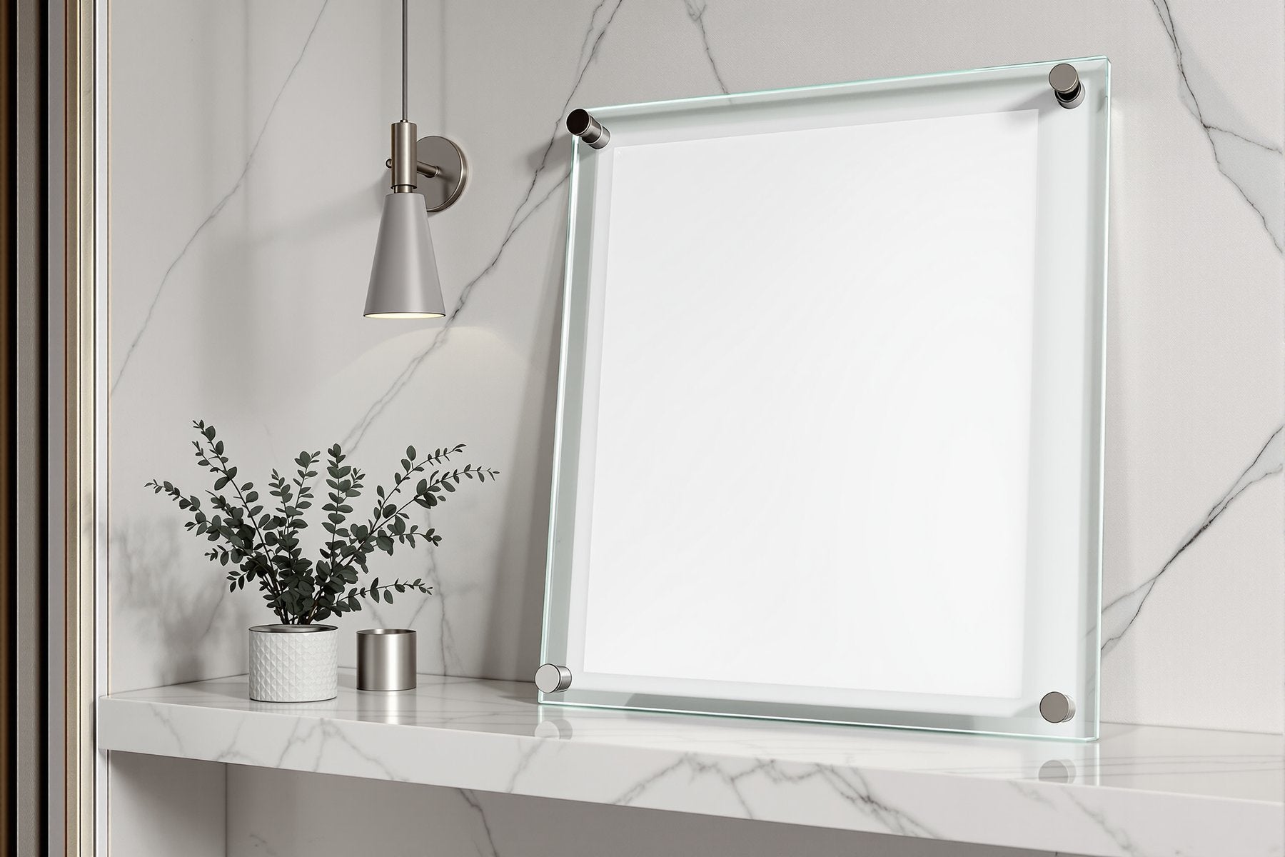 Blank Template #033 Floating Frame Mockup | Instant bulkmockup Download | Blank Frame JPG Template | Commercial Use | MockupBulk