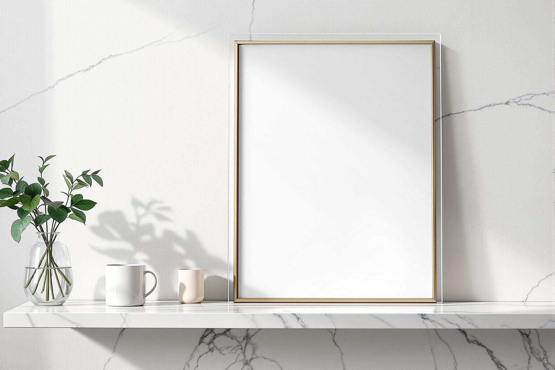 Floating Frame Mockup — Blank Template #037 — Print-on-Demand Frame Mockup | bulkmockup JPG | Commercial Licence | MockupBulk