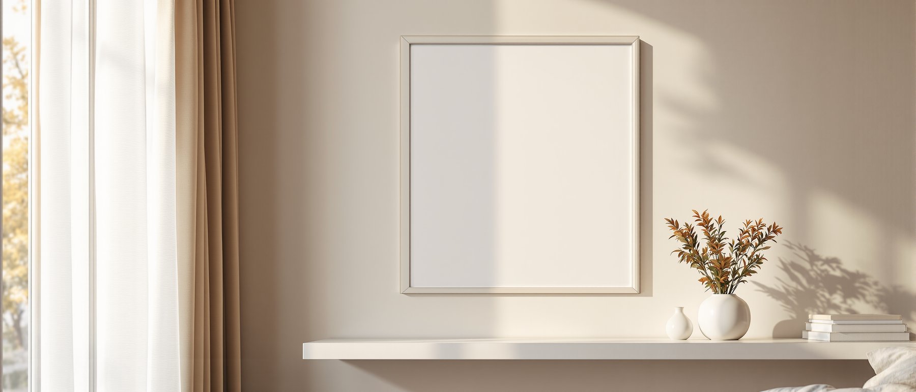 Blank Template #039 Floating Frame Mockup | Digital Frame Mockup | bulkmockup JPG Download | For POD Etsy Shopify | MockupBulk