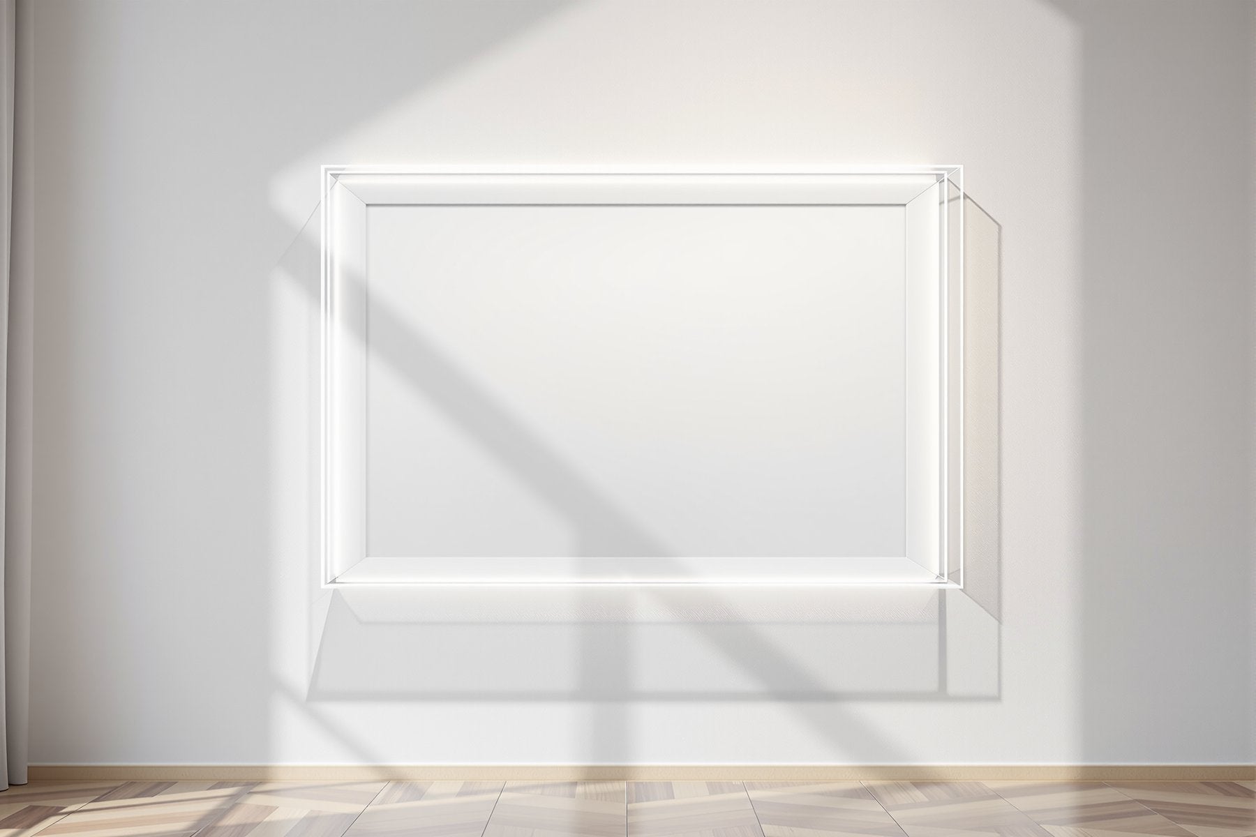 Floating Frame Mockup | Blank Template #041 | Print-on-Demand Frame Mockup | bulkmockup JPG | Commercial Licence | MockupBulk