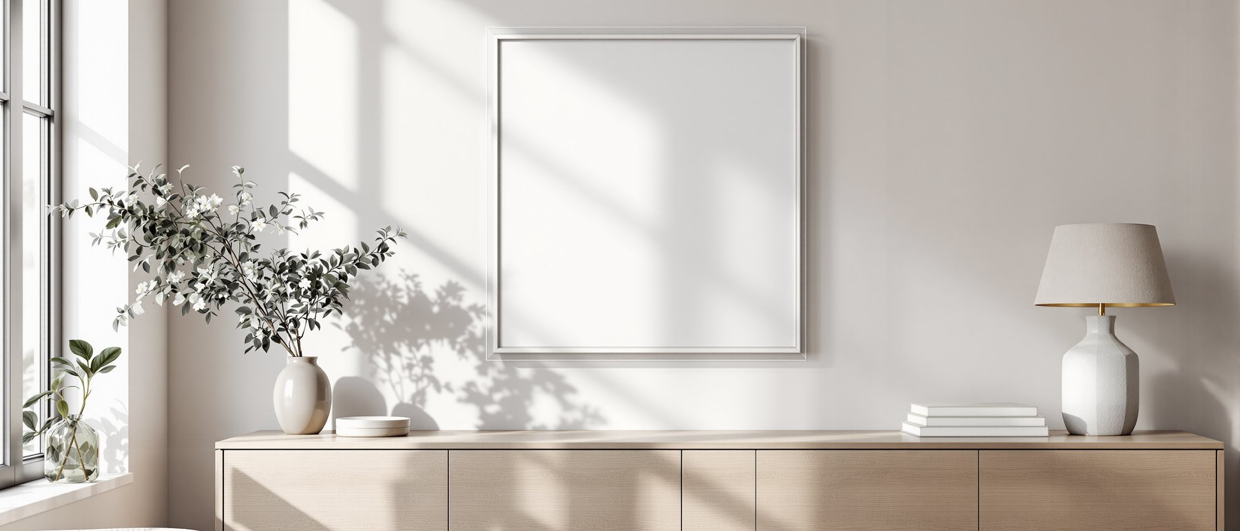 Floating Frame Mockup — Blank Template #047 — Frame Template JPG | Instant bulkmockup Download | Commercial Use | MockupBulk