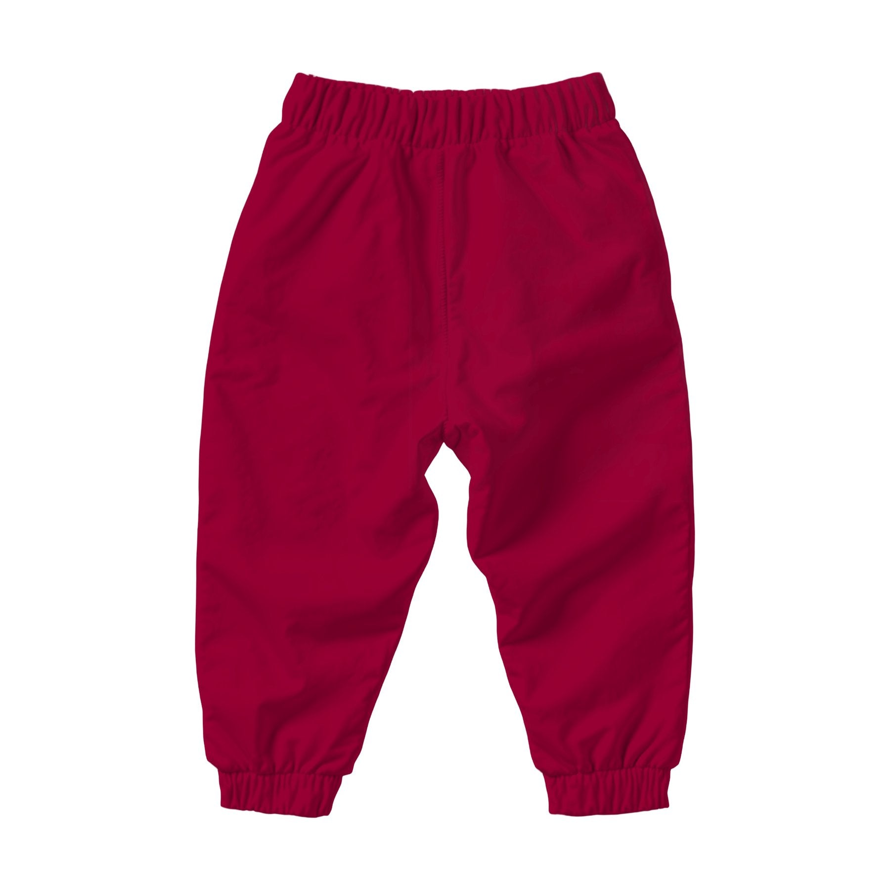 Antique Cherry Red Back View Baby TrackPants Mockup | Digital Download Mockup | High-Resolution JPG | Commercial Use Included | MockupBulk