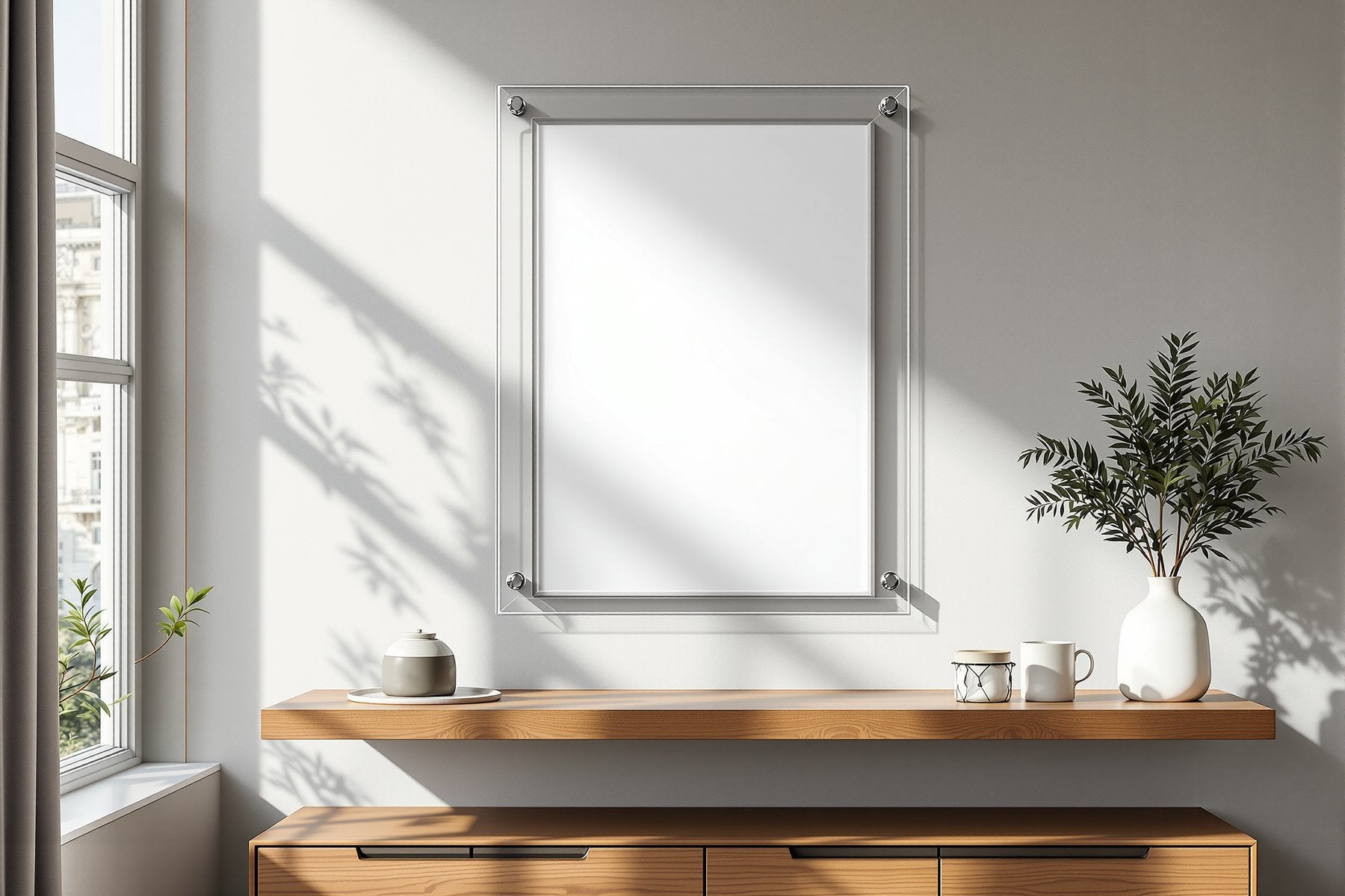 Floating Frame Mockup | Blank Template #053 | Frame Mockup JPG Download | bulkmockup Template | Commercial Licence | MockupBulk
