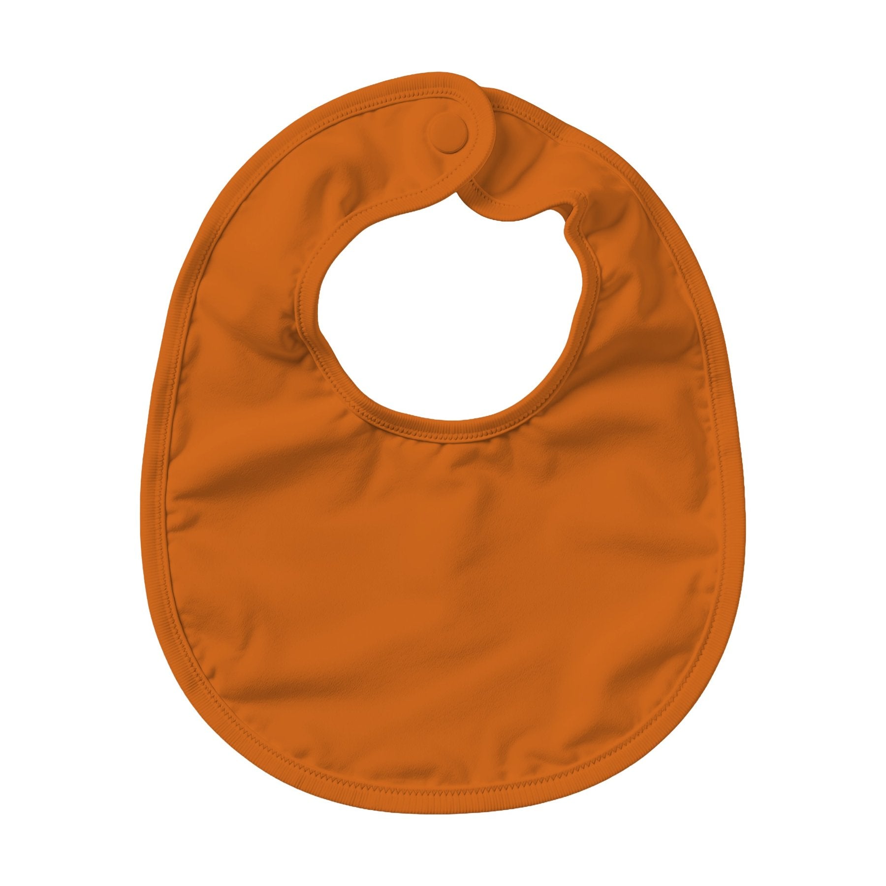 Antique Orange Back View Baby Baby Bib Mockup | High-Res JPG Instant Download | Commercial Use | Etsy POD Shopify Template | MockupBulk