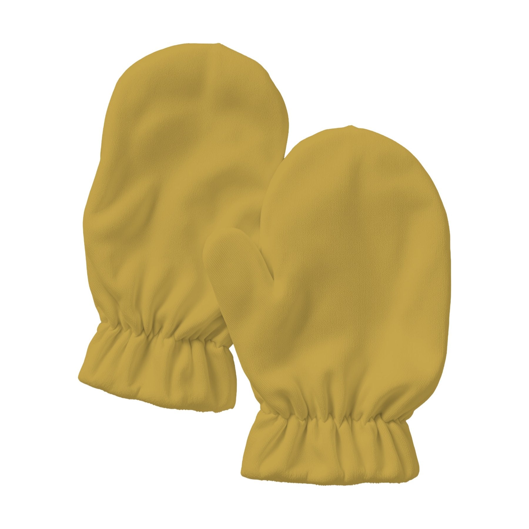 Antique Gold Back View Baby Mittens Mockup | Shopify Etsy Mockup Template | High-Res JPG | Commercial Use Download | MockupBulk