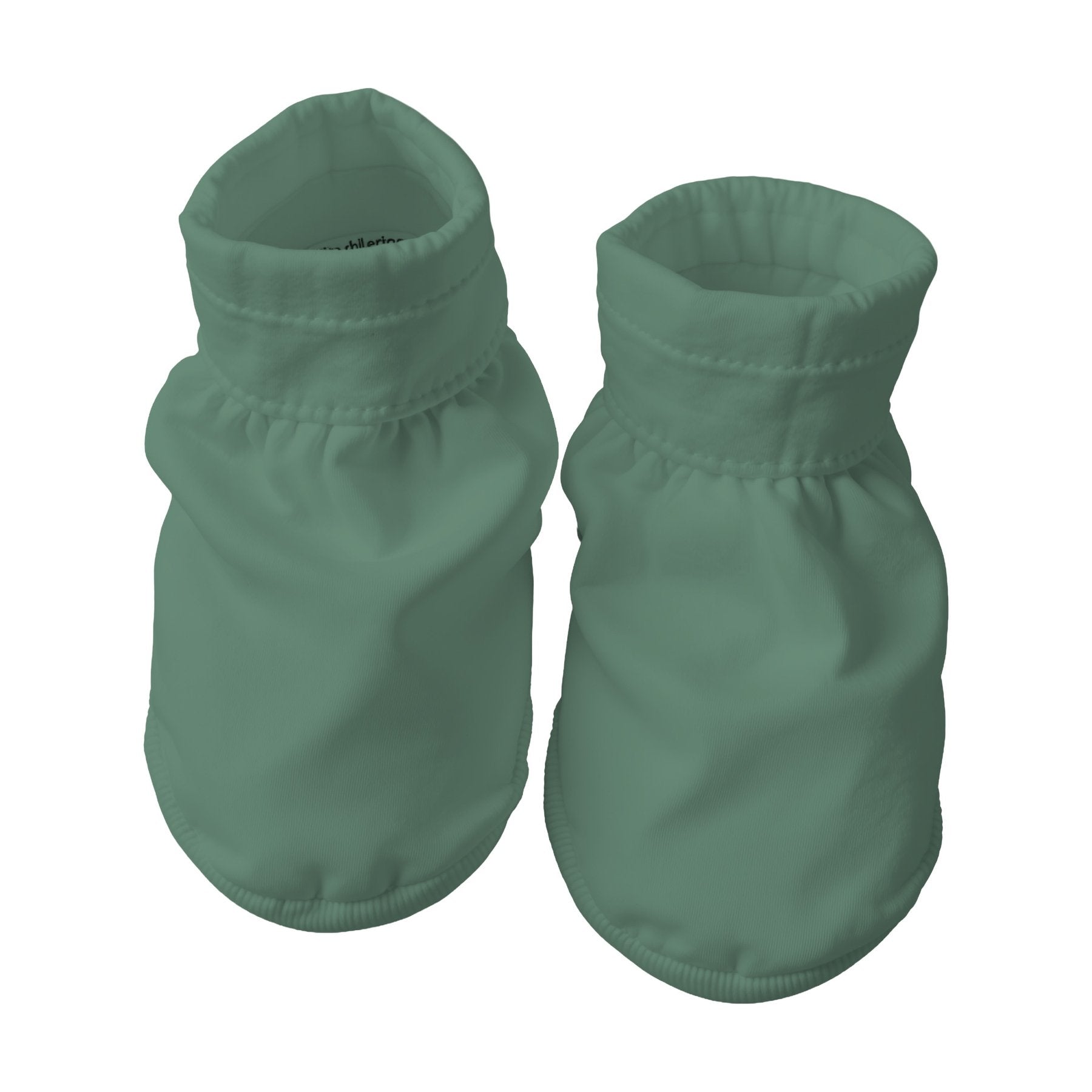 Antique Jade Dome Back View Baby Booties Mockup | Shopify Etsy Mockup Template | High-Res JPG | Commercial Use Download | MockupBulk
