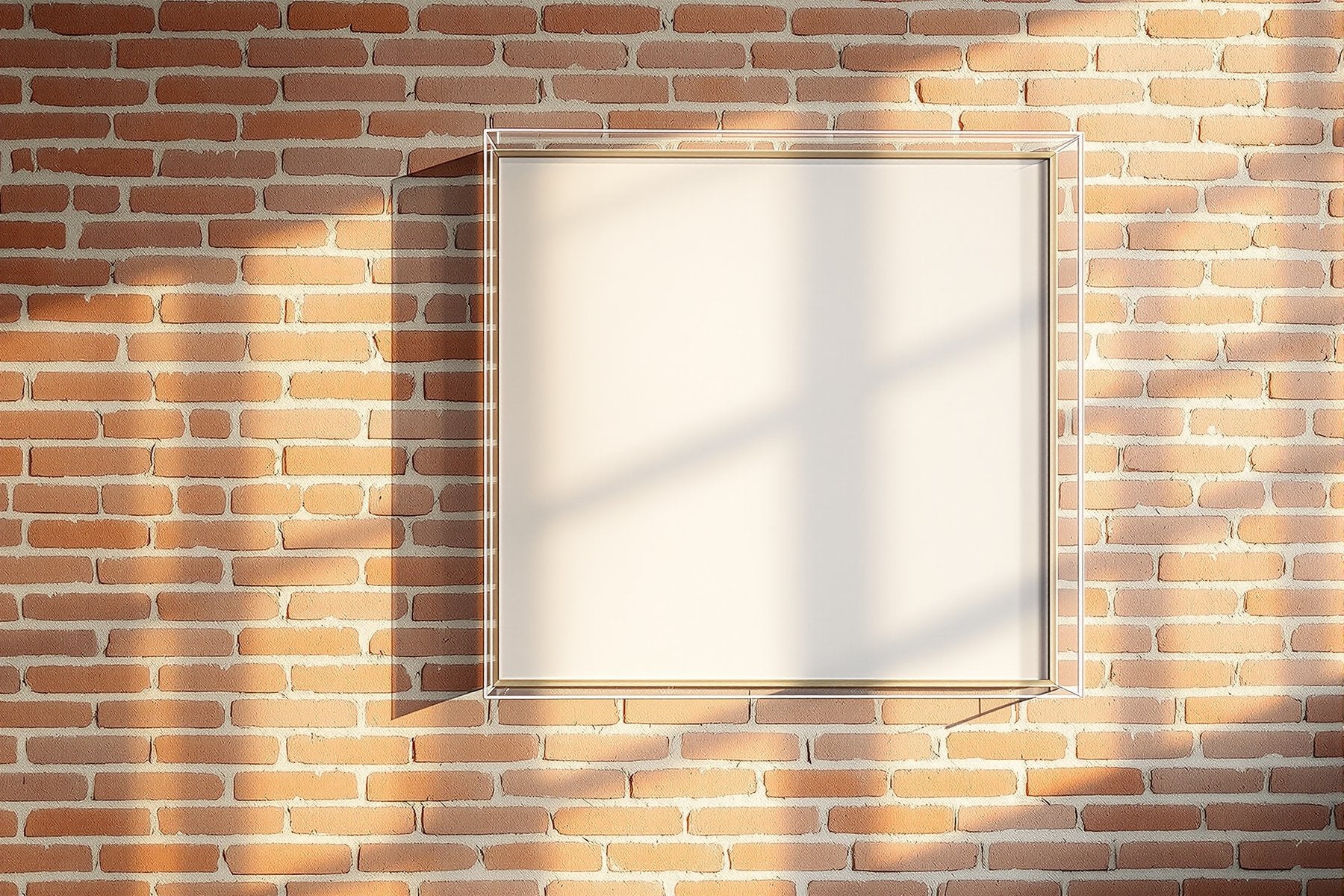 Floating Frame Mockup | Blank Template #065 | High-Res Frame Template JPG | bulkmockup Mockup Store | Commercial Use | MockupBulk