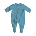Arctic Blue Back View Baby SleepSuit Mockup | Digital Download Mockup | High-Resolution JPG | Commercial Use Included | MockupBulk