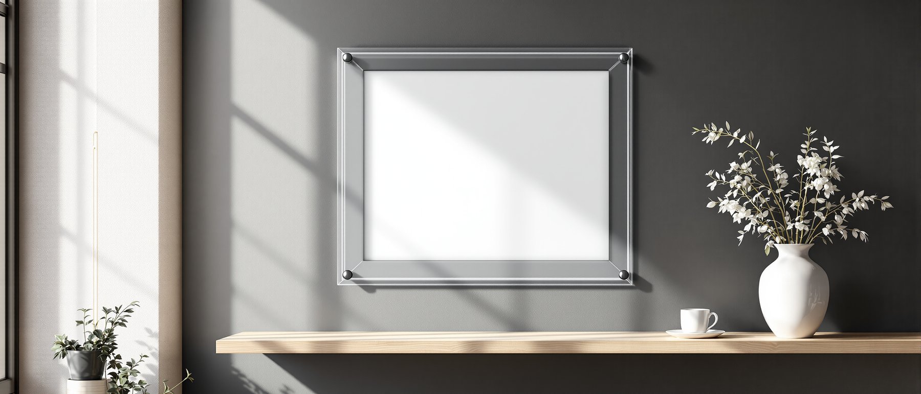 Floating Frame Mockup | Blank Template #068 — Instant bulkmockup Download | Blank Frame JPG Template | Commercial Use | MockupBulk