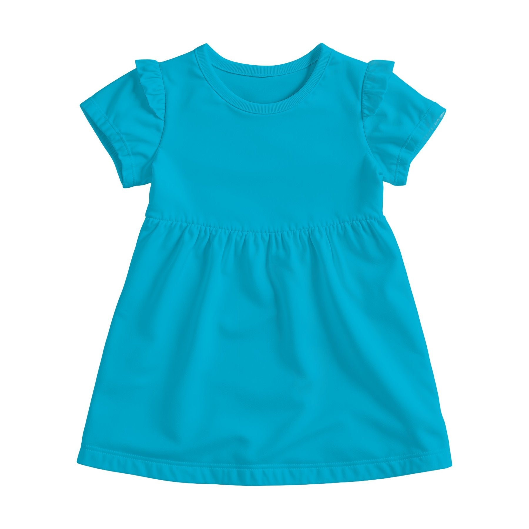 Aqua Baby Dress Mockup | High-Res JPG Template | Instant Digital Download | POD Etsy Shopify | MockupBulk