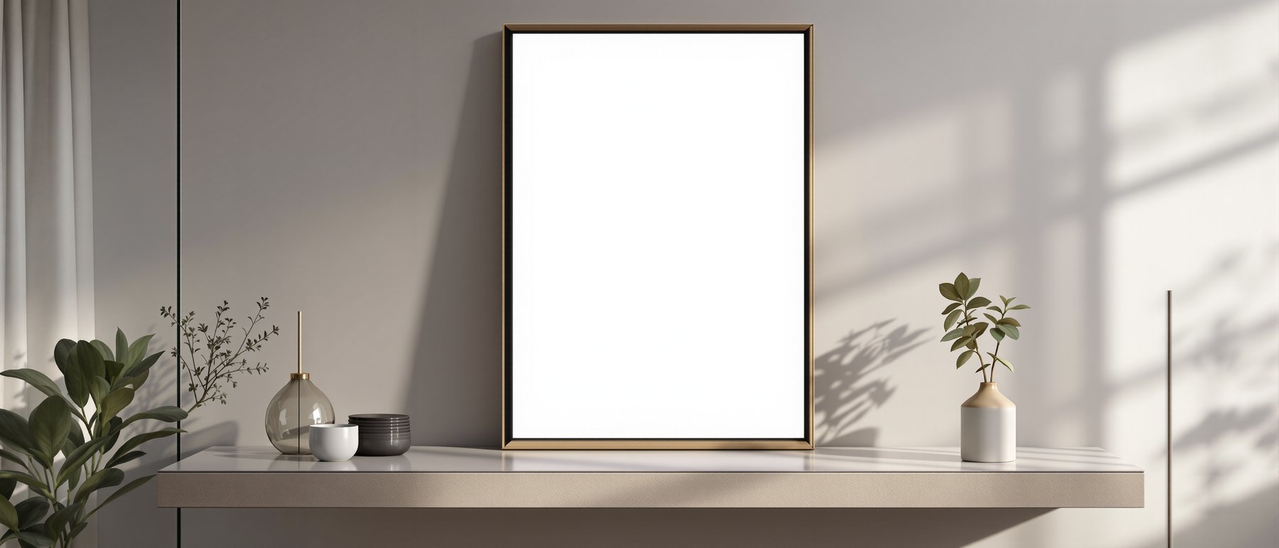 Floating Frame Mockup — Blank Template #070 — Frame Template JPG | Instant bulkmockup Download | Commercial Use | MockupBulk