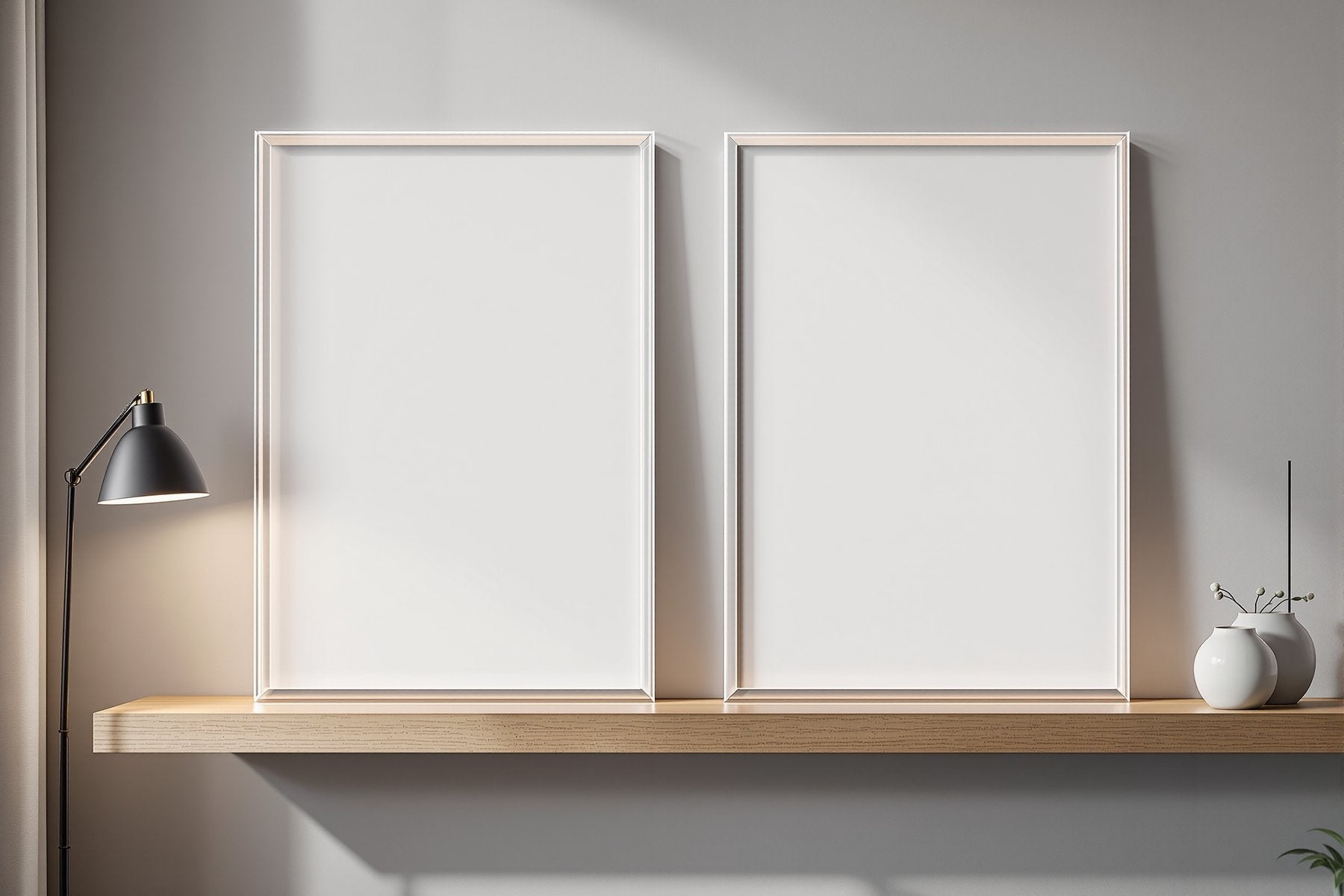 Floating Frame Mockup — Blank Template #071 — bulkmockup Frame Template | Instant Download JPG | Commercial Use | MockupBulk