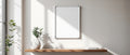 Floating Frame Mockup — Blank Template #072 — Instant bulkmockup Download | Blank Frame JPG Template | Commercial Use | MockupBulk
