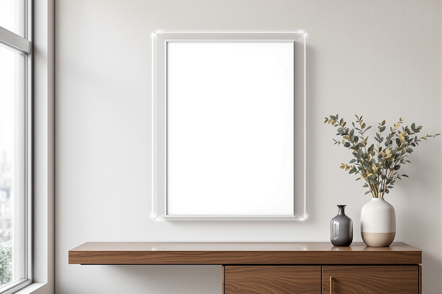 Blank Template #078 Floating Frame Mockup | Blank Frame Template for Etsy | bulkmockup JPG Download | Commercial Use | MockupBulk
