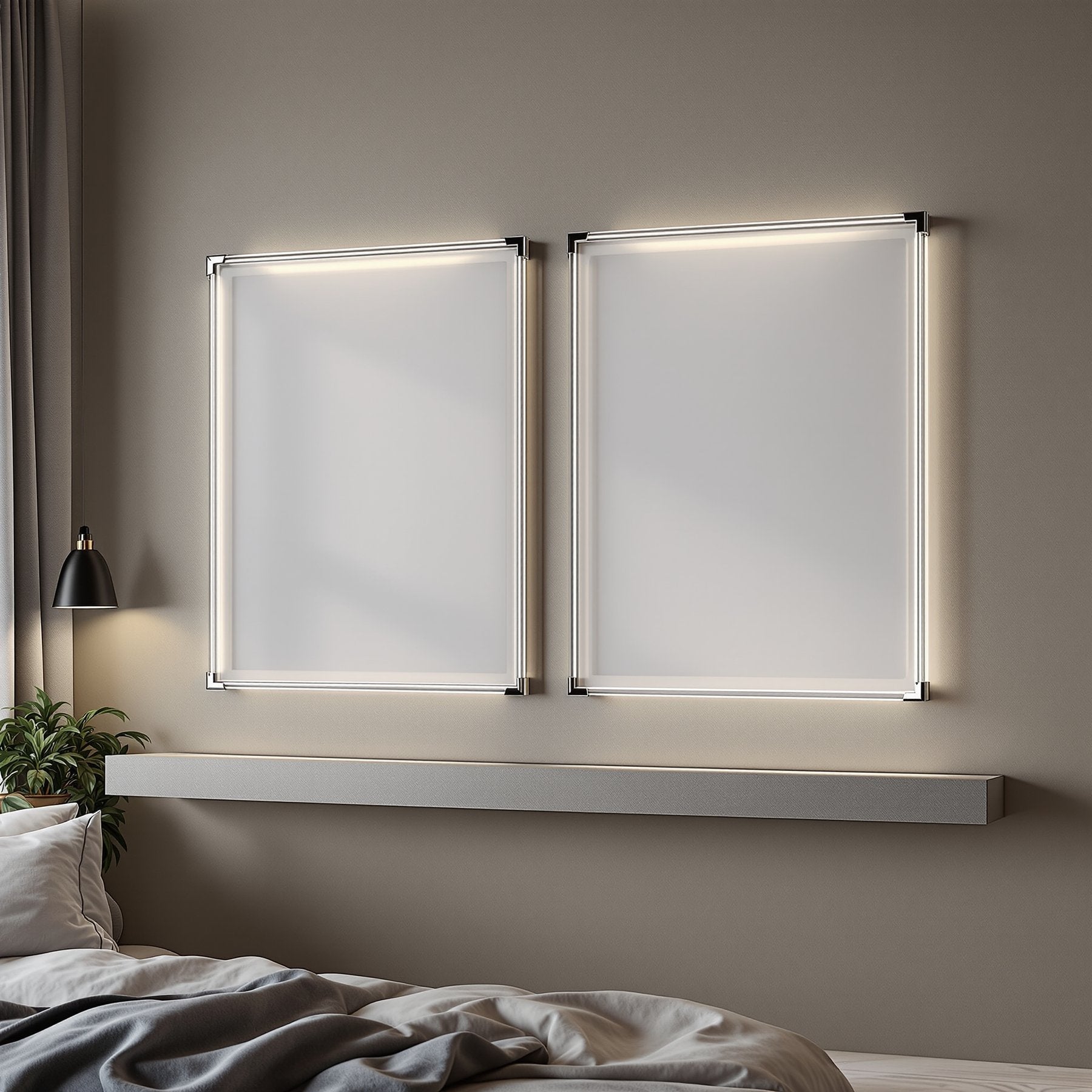 Floating Frame Mockup | Blank Template #079 — bulkmockup Digital Download | Blank Frame JPG | Commercial Licence Included | MockupBulk