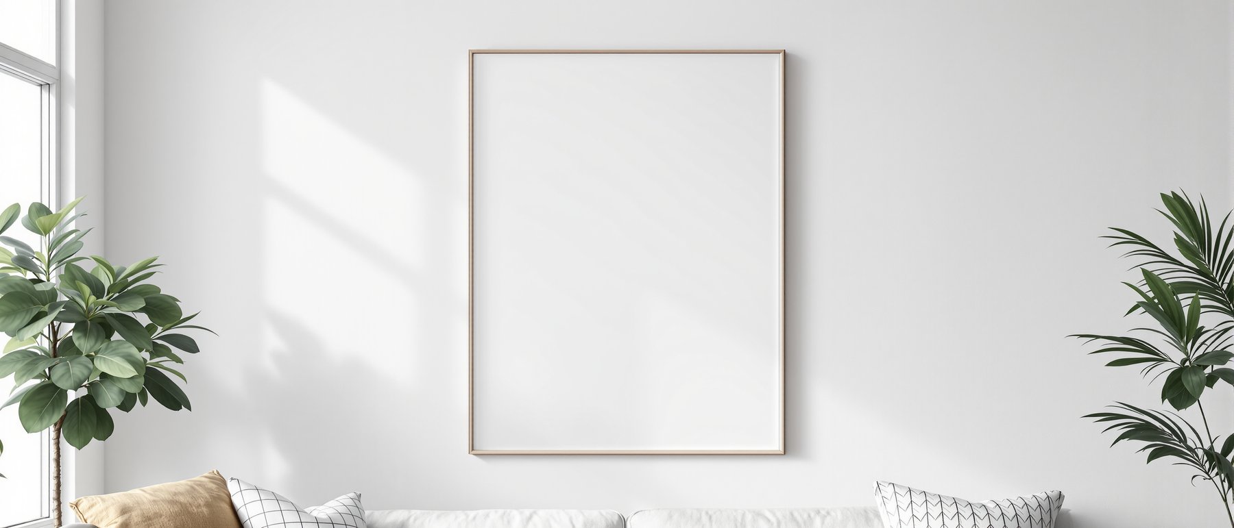 Floating Frame Mockup, Blank Template #085 | Blank Frame Mockup JPG | Commercial Licence | bulkmockup Download | MockupBulk