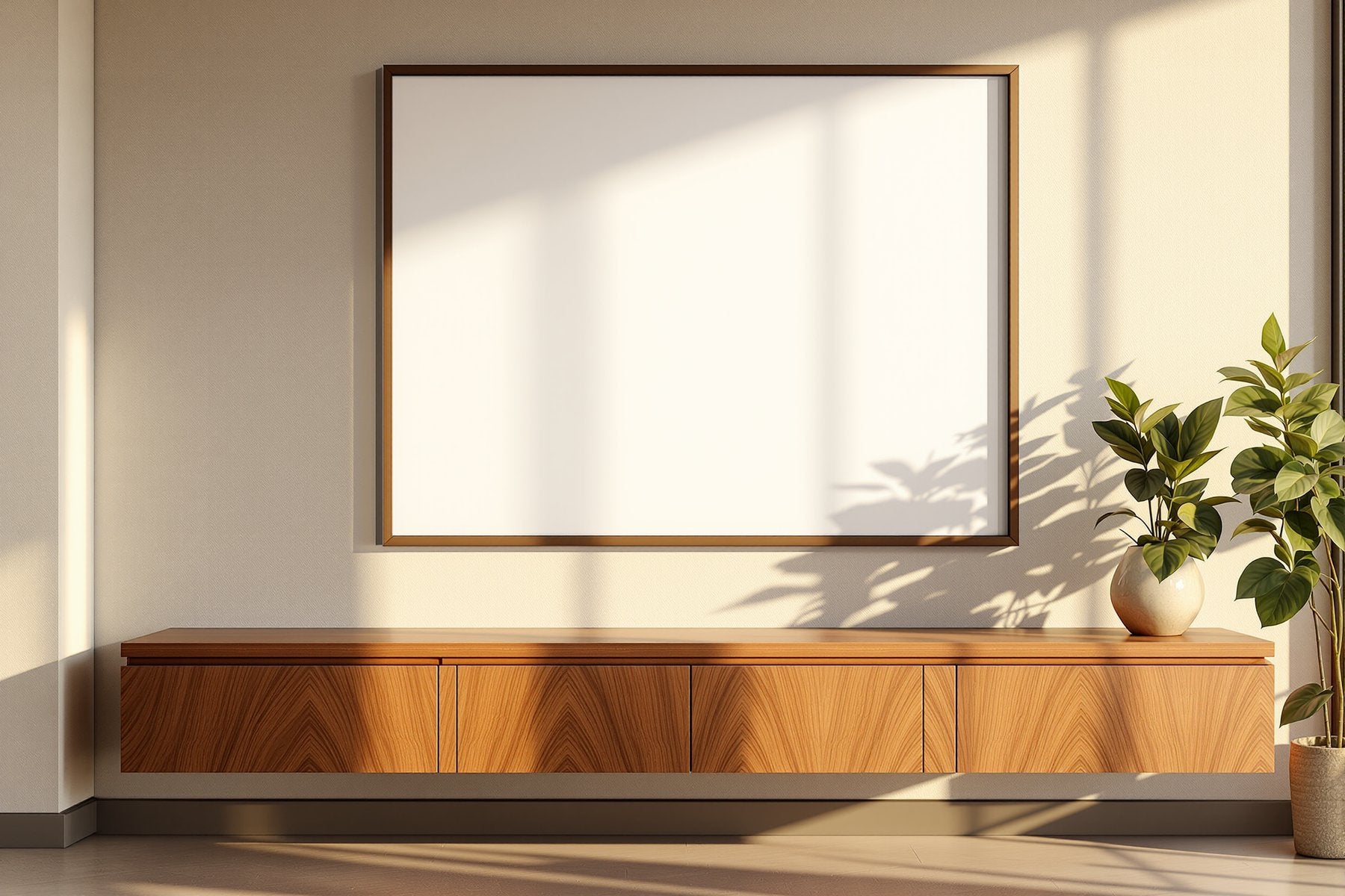 Floating Frame Mockup — Blank Template #095 — Digital Frame Mockup | bulkmockup JPG Download | For POD Etsy Shopify | MockupBulk