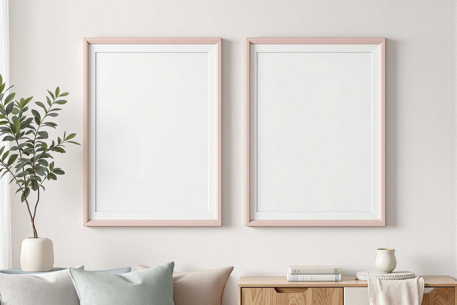 Coloured Frame Mockup | Blank Template #005 | High-Res Frame Template JPG | bulkmockup Mockup Store | Commercial Use | MockupBulk