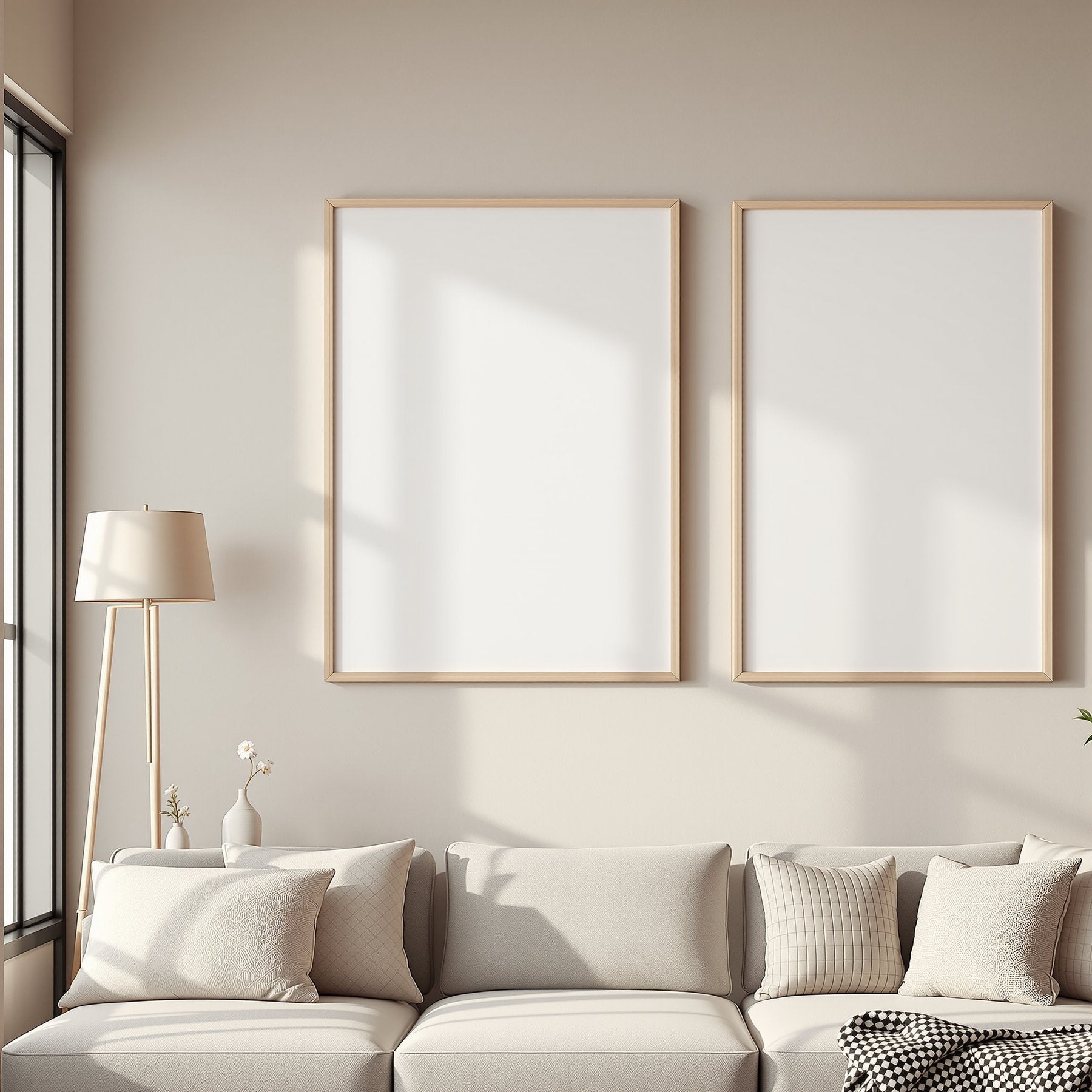 Coloured Frame Mockup — Blank Template #012 — Empty Frame Template | bulkmockup High-Res JPG | Commercial Use Included | MockupBulk