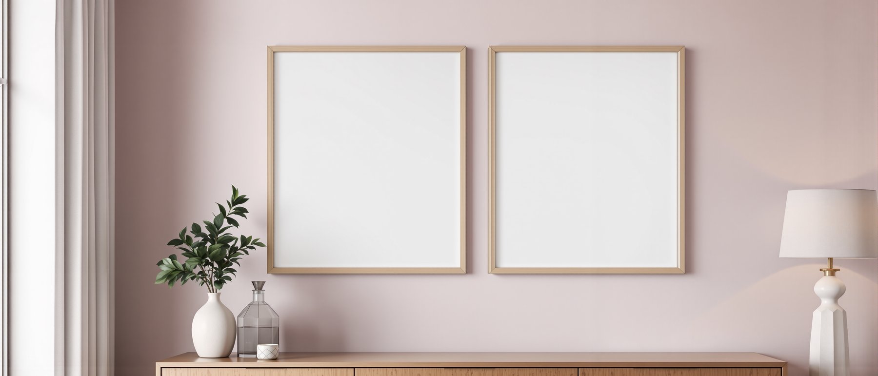 Coloured Frame Mockup — Blank Template #016 — Blank Frame Template for Etsy | bulkmockup JPG Download | Commercial Use | MockupBulk