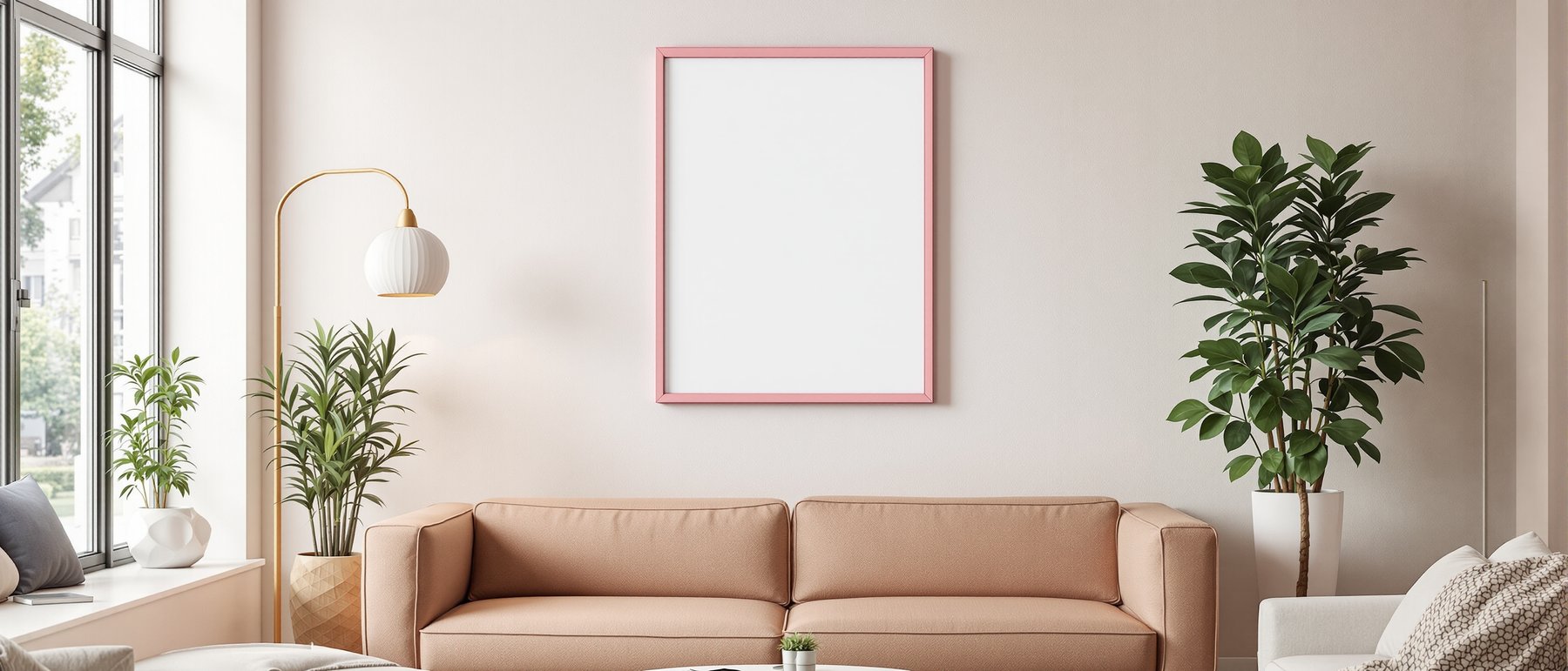 Coloured Frame Mockup | Blank Template #026 | bulkmockup Frame Template | Instant Download JPG | Commercial Use | MockupBulk