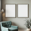 Coloured Frame Mockup | Blank Template #033 — Digital Frame Mockup | bulkmockup JPG Download | For POD Etsy Shopify | MockupBulk