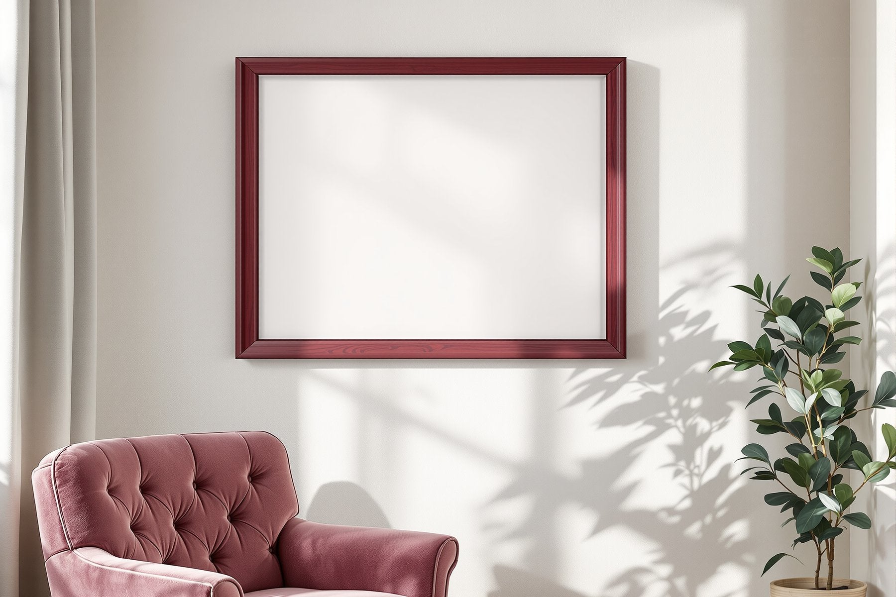 Coloured Frame Mockup, Blank Template #045 | Instant bulkmockup Download | Blank Frame JPG Template | Commercial Use | MockupBulk