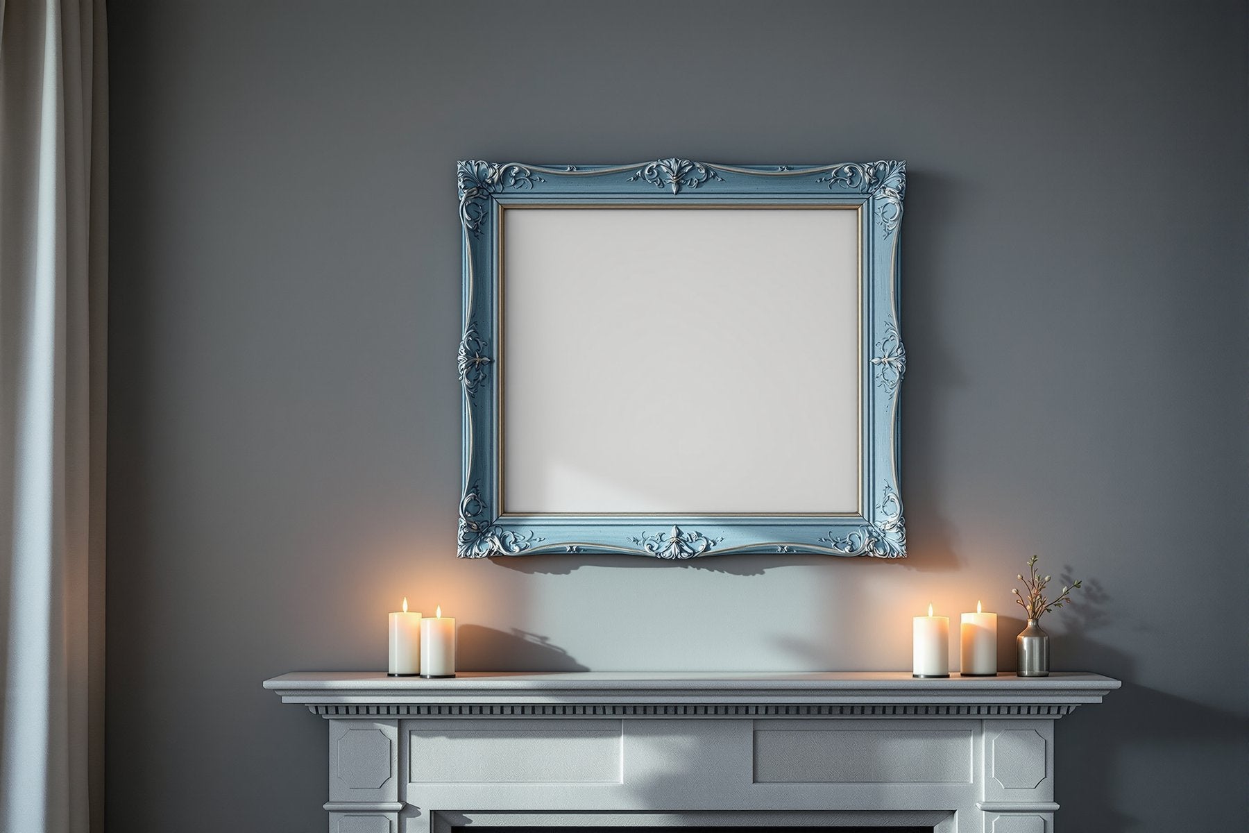 Coloured Frame Mockup, Blank Template #047 | Frame Template JPG | Instant bulkmockup Download | Commercial Use | MockupBulk