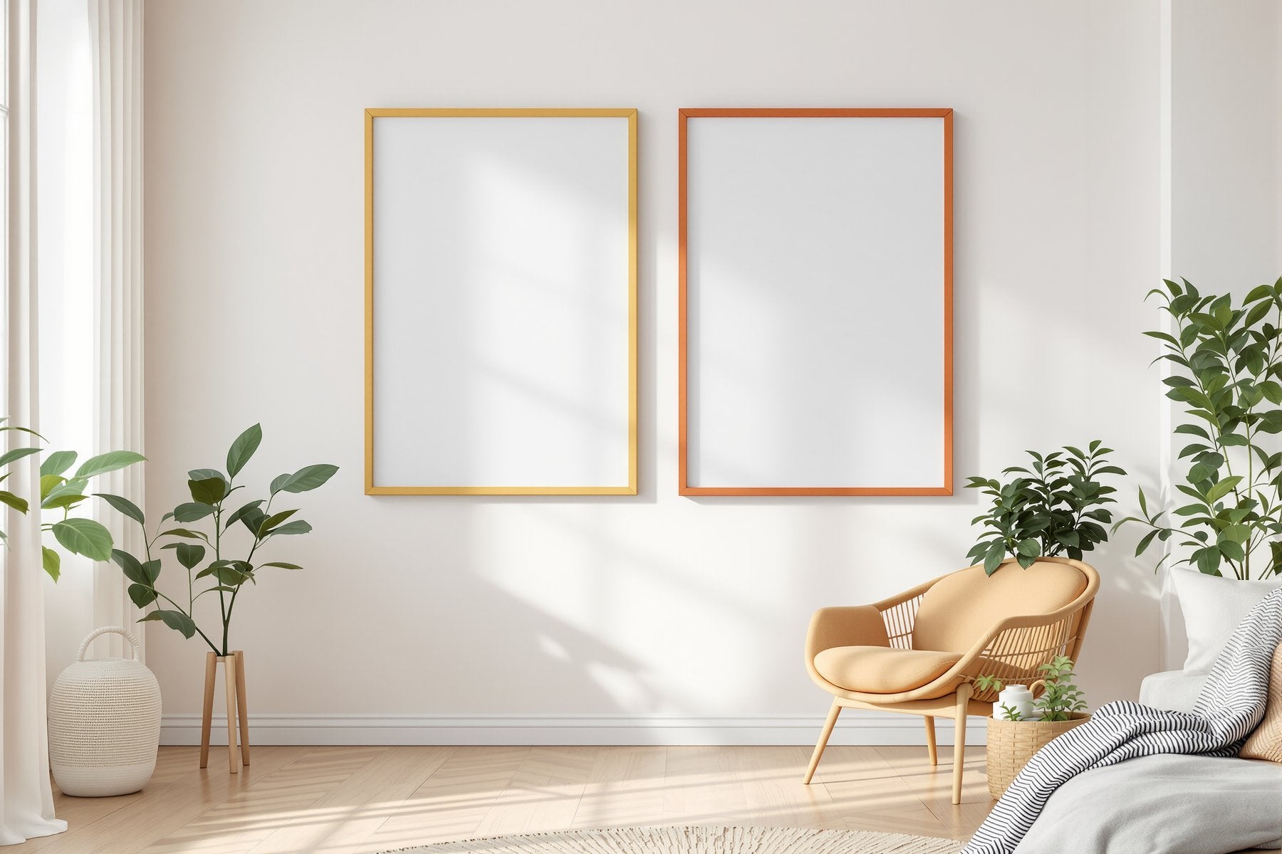 Blank Template #003 Coloured Frame Mockup | Blank Frame Template for Etsy | bulkmockup JPG Download | Commercial Use | MockupBulk