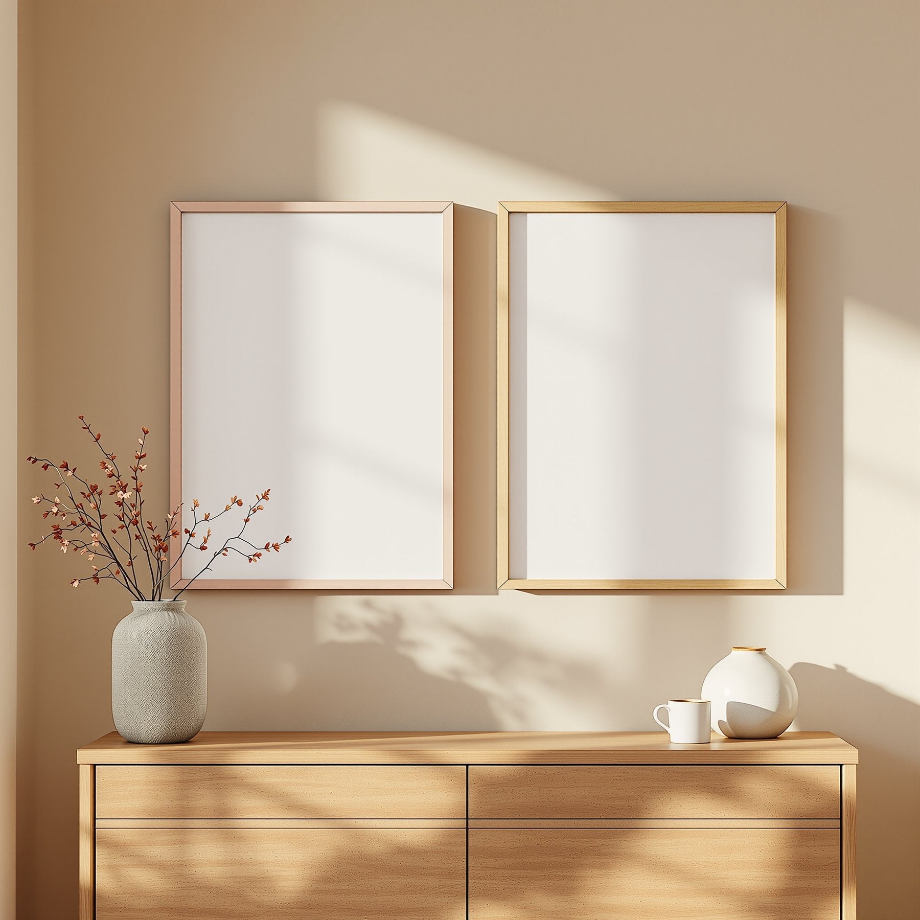 Coloured Frame Mockup — Blank Template #007 — Blank Frame Mockup JPG | Commercial Licence | bulkmockup Download | MockupBulk