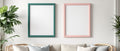 Coloured Frame Mockup | Blank Template #010 — Frame Template JPG | Instant bulkmockup Download | Commercial Use | MockupBulk