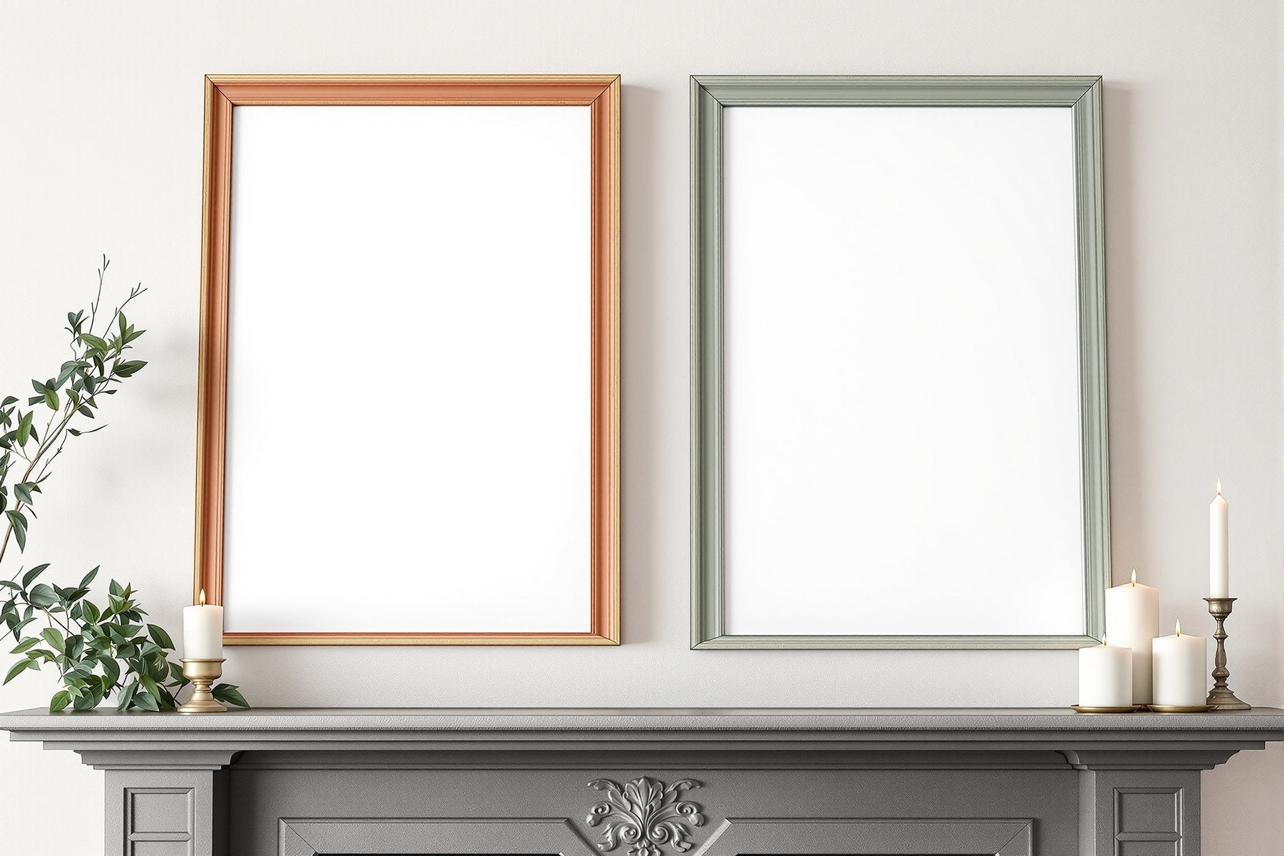 Coloured Frame Mockup — Blank Template #011 — Print-on-Demand Frame Mockup | bulkmockup JPG | Commercial Licence | MockupBulk