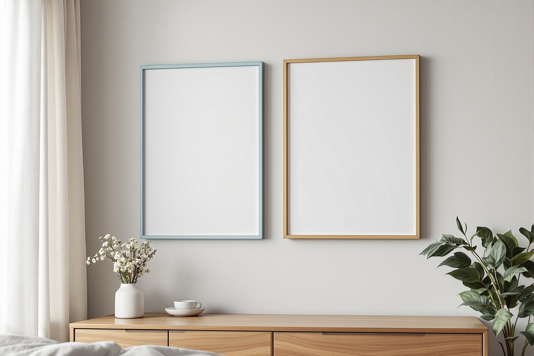 Coloured Frame Mockup — Blank Template #013 — Print-on-Demand Frame Mockup | bulkmockup JPG | Commercial Licence | MockupBulk