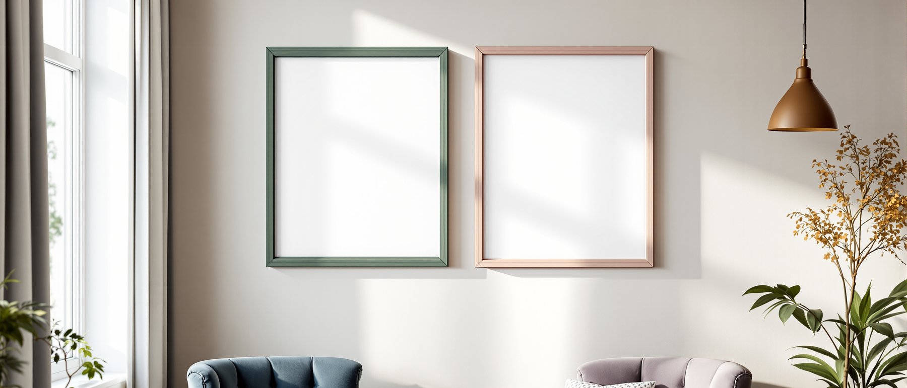 Coloured Frame Mockup | Blank Template #015 | Print-on-Demand Frame Mockup | bulkmockup JPG | Commercial Licence | MockupBulk