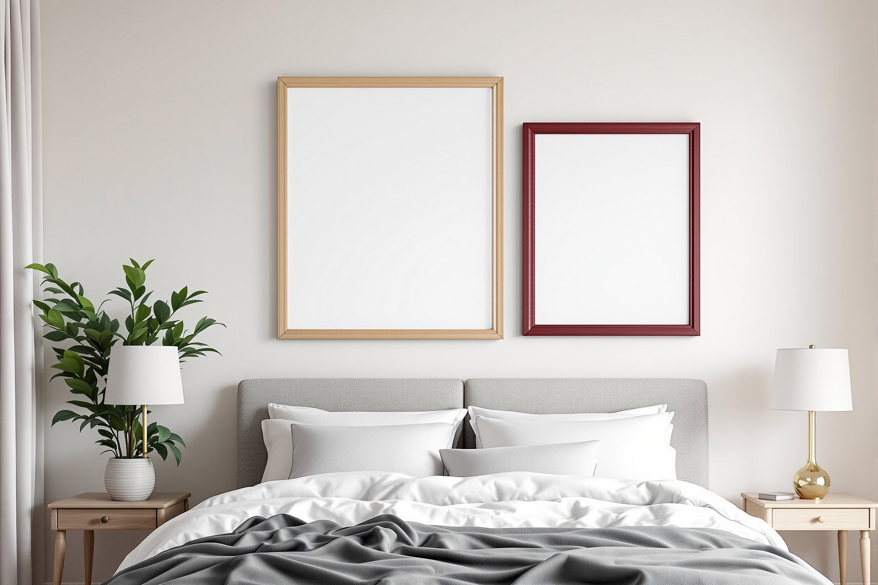 Blank Template #016 Coloured Frame Mockup | Frame Template JPG | Instant bulkmockup Download | Commercial Use | MockupBulk