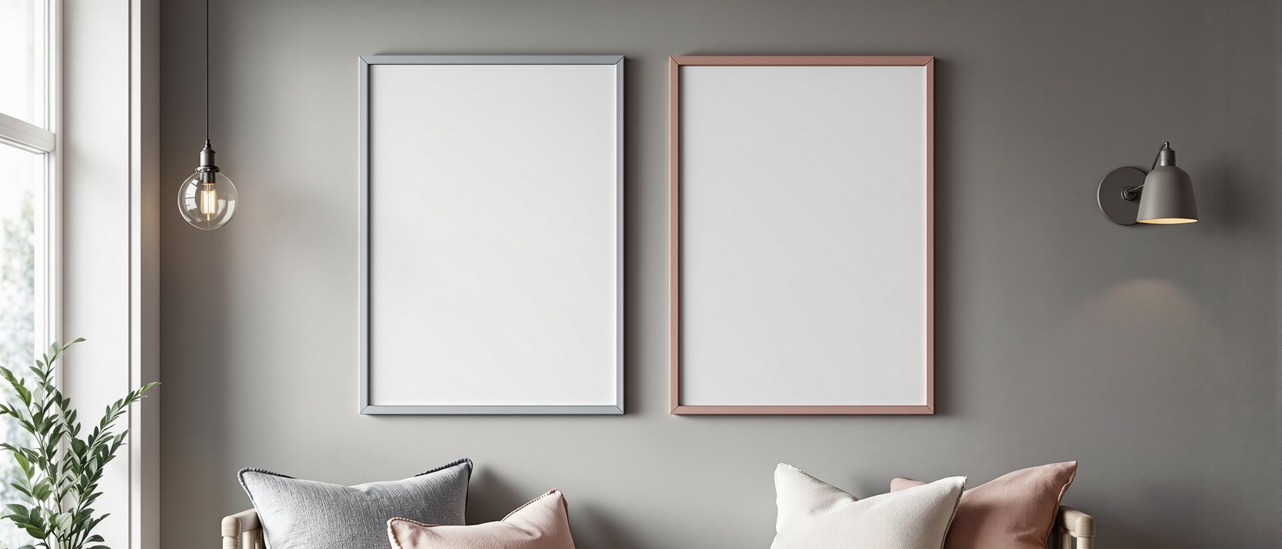Coloured Frame Mockup | Blank Template #020 — Print-on-Demand Frame Mockup | bulkmockup JPG | Commercial Licence | MockupBulk