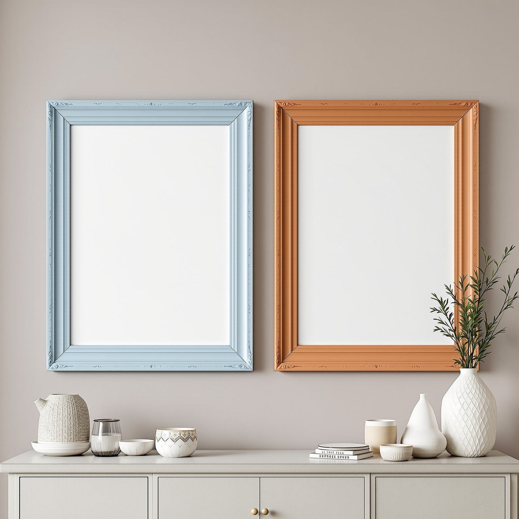 Coloured Frame Mockup — Blank Template #021 — Empty Frame Mockup Template | JPG Digital Download | Commercial Licence | bulkmockup Shop