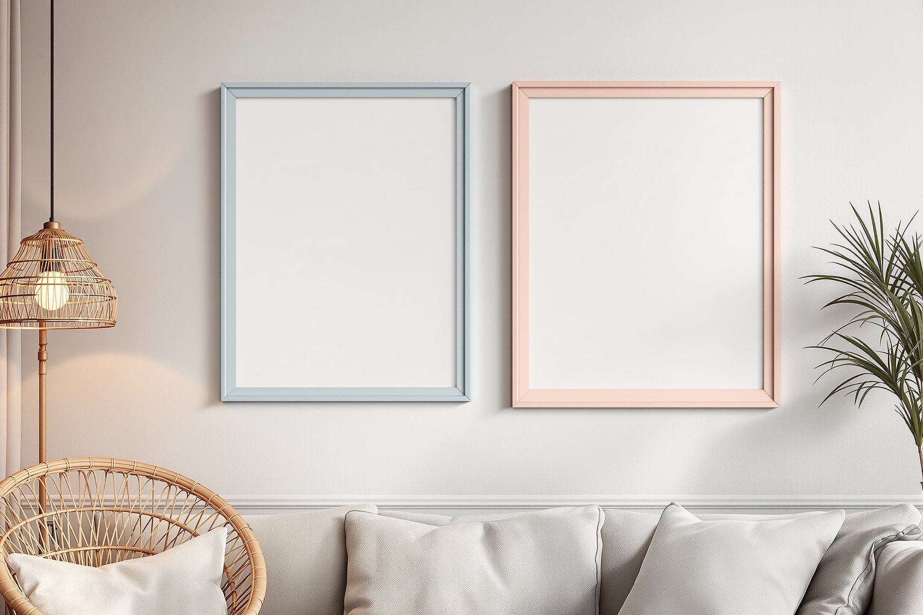 Coloured Frame Mockup | Blank Template #023 — bulkmockup Frame Template | Instant Download JPG | Commercial Use | MockupBulk