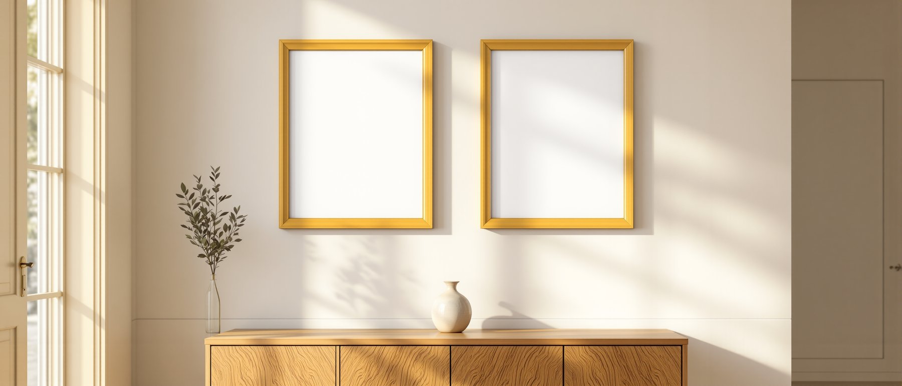 Blank Template #032 Coloured Frame Mockup | High-Res Frame Template JPG | bulkmockup Mockup Store | Commercial Use | MockupBulk